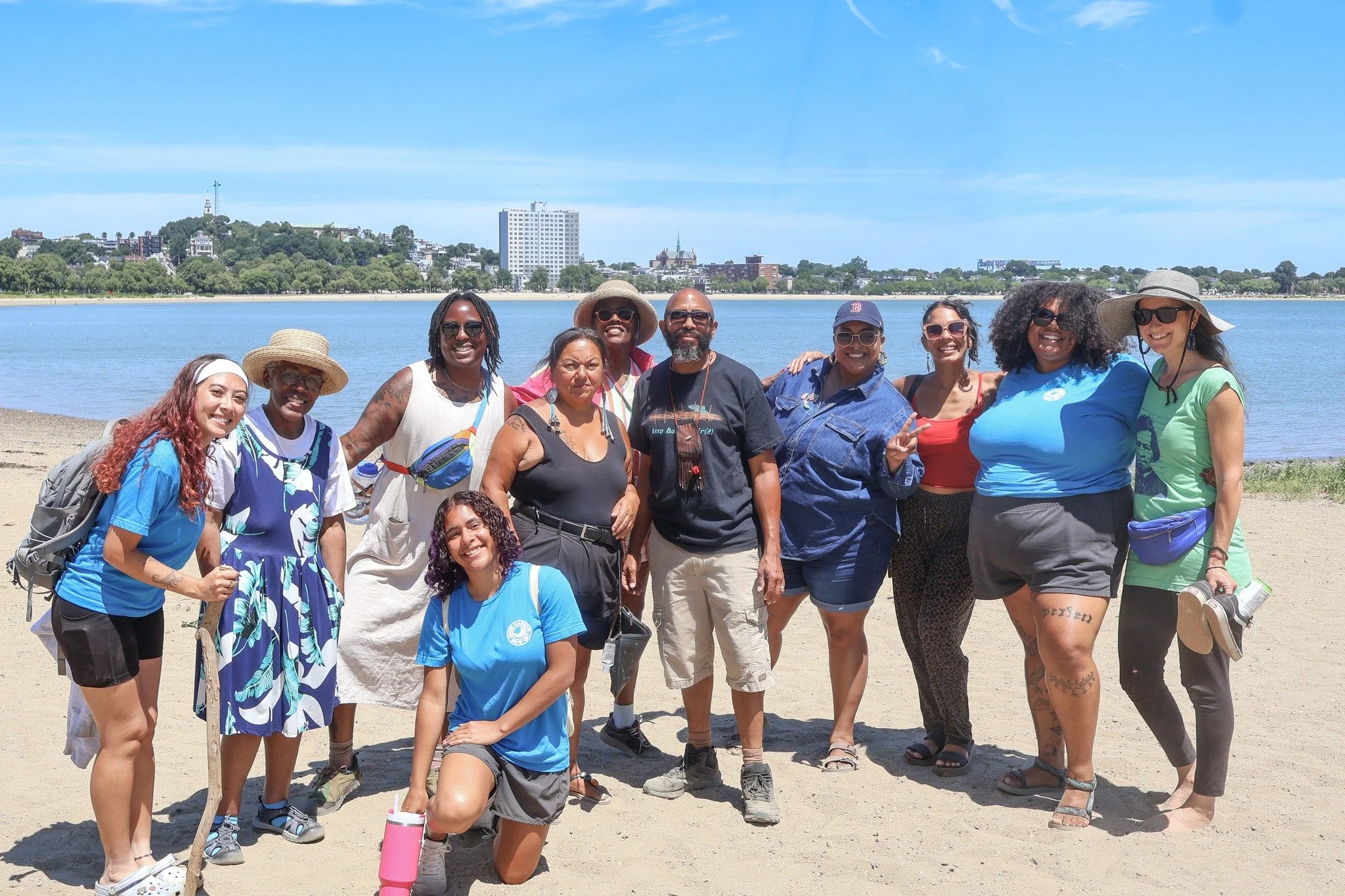 What a catch! 🐟

We are grateful to have Thomas Green, a member of the Massachusett tribe at Ponkapoag, highlight Indigenous history and cultural practices for our youth staff and Better Beaches grantees last July. Thomas is an artist and an educato