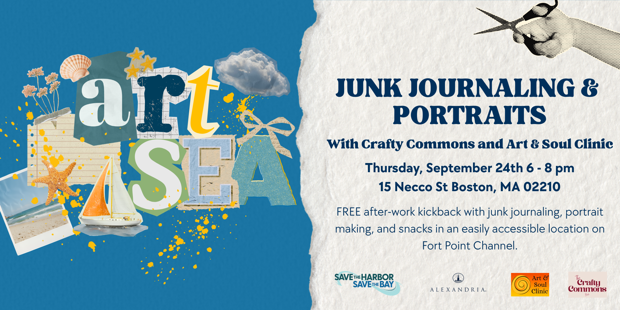 Junk Journaling and Portraits with Crafty Commons and Art &amp; Soul Clinic