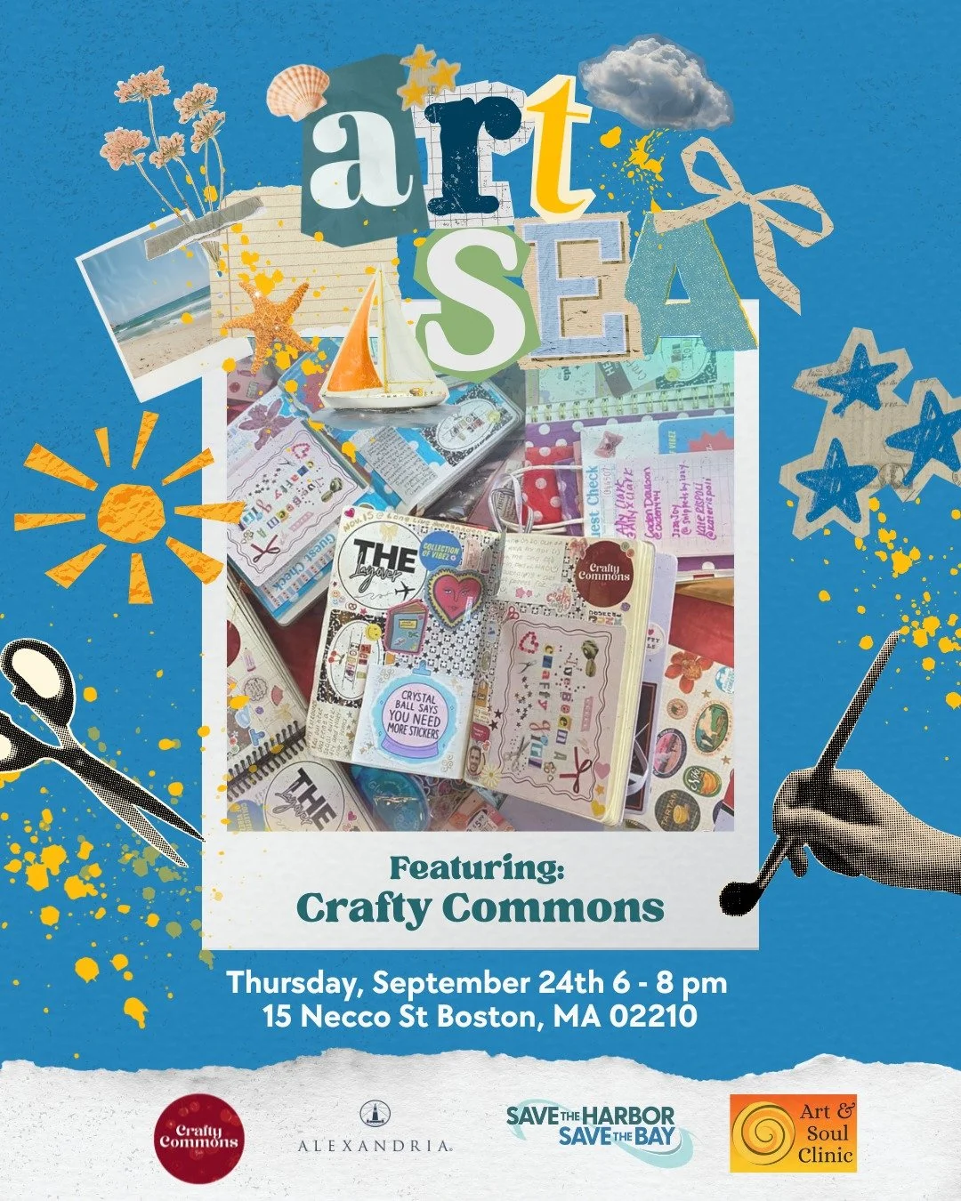 Meet @artandsoulclinic and  @craftycommonsboston!

Through creativity, connection, and community, these two local organizations are creating spaces for people to come together and express themselves. This September, they&rsquo;re bringing that spirit