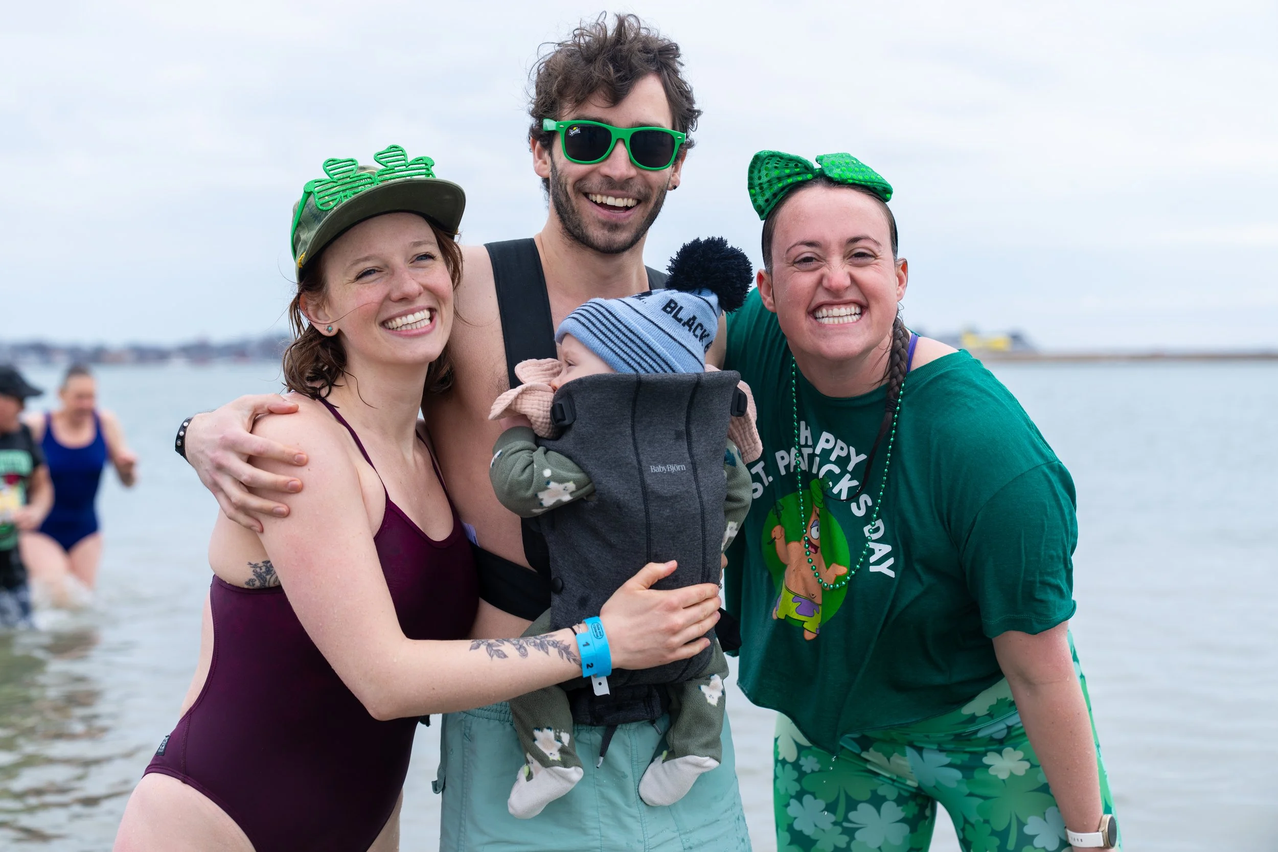 Over 200 People Plunge into Freezing Waters of Constitution Beach for Annual Save the Harbor/Save the Bay and JetBlue Shamrock Splash