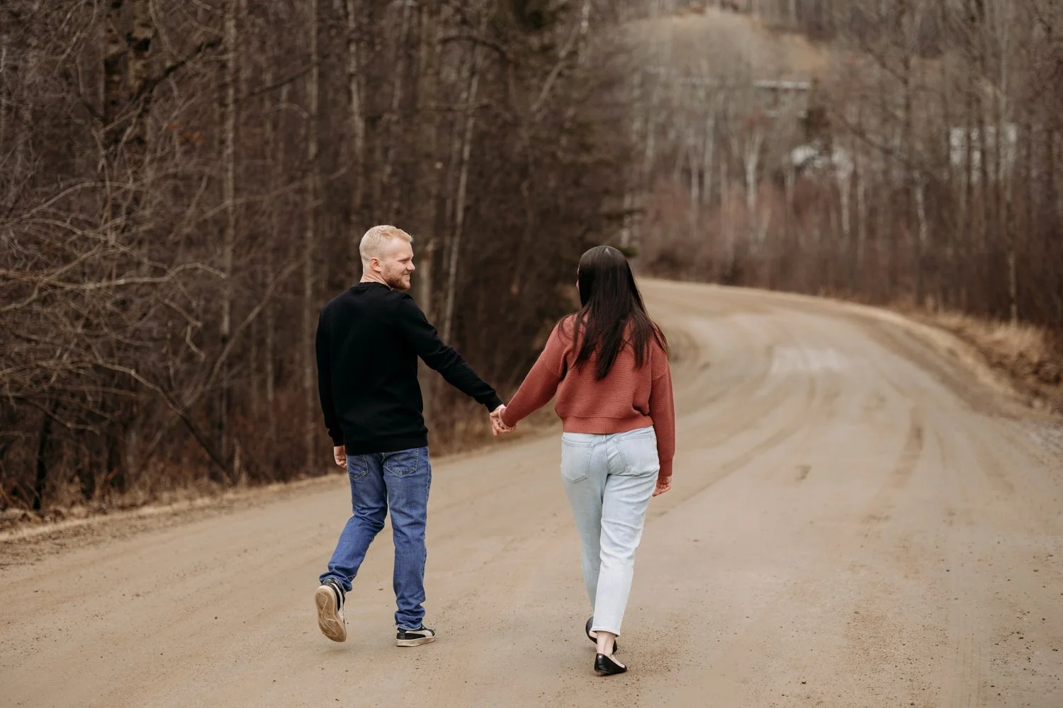 Chickakoo Lake engagement photos 
