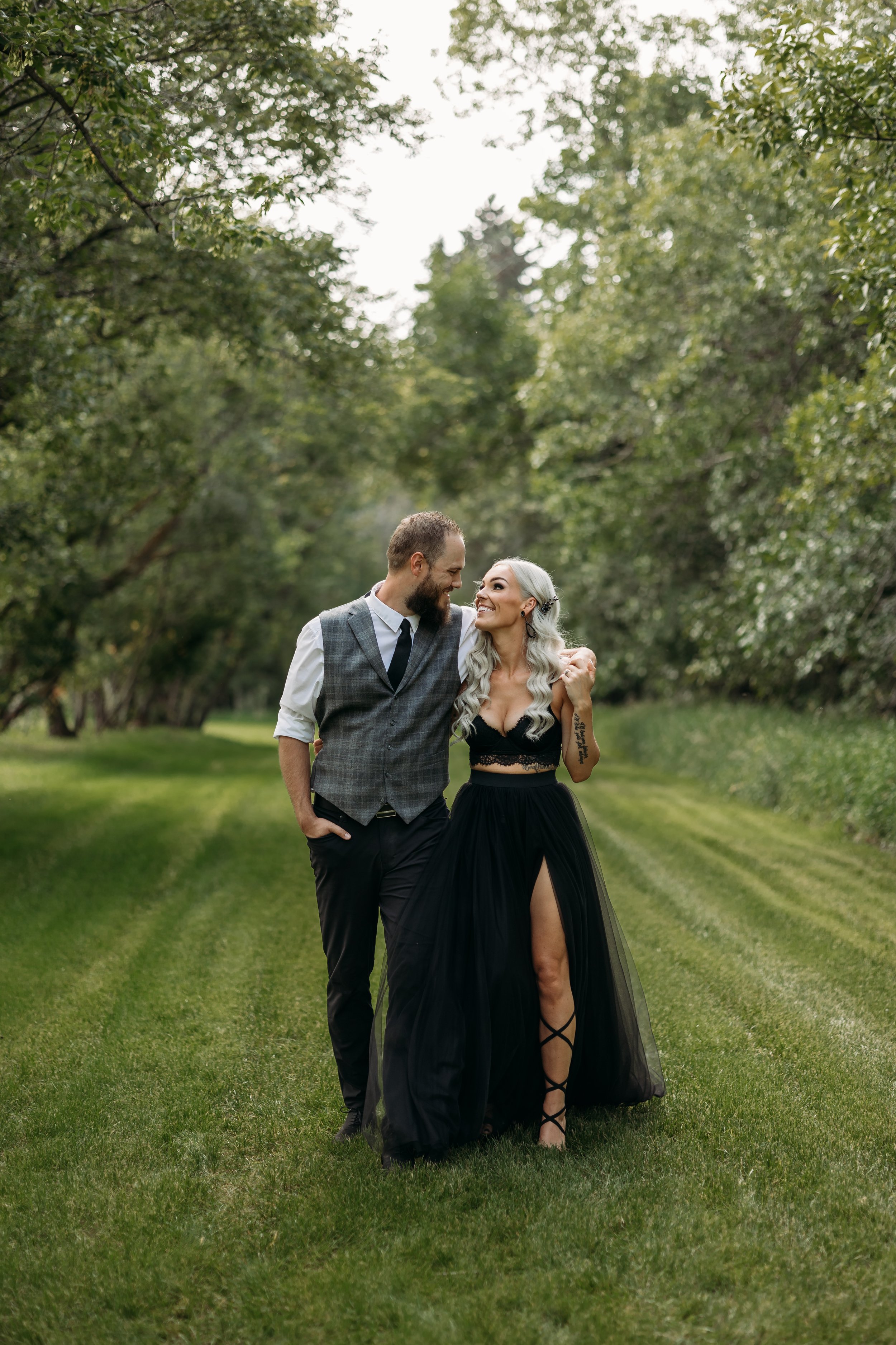 Black Wedding Dress