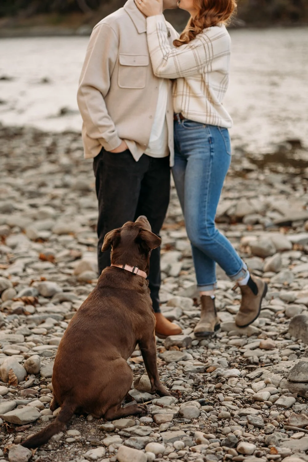 Pembina River Engagement Photography