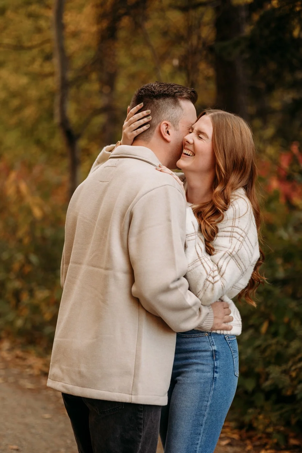 Pembina River Engagement Photography
