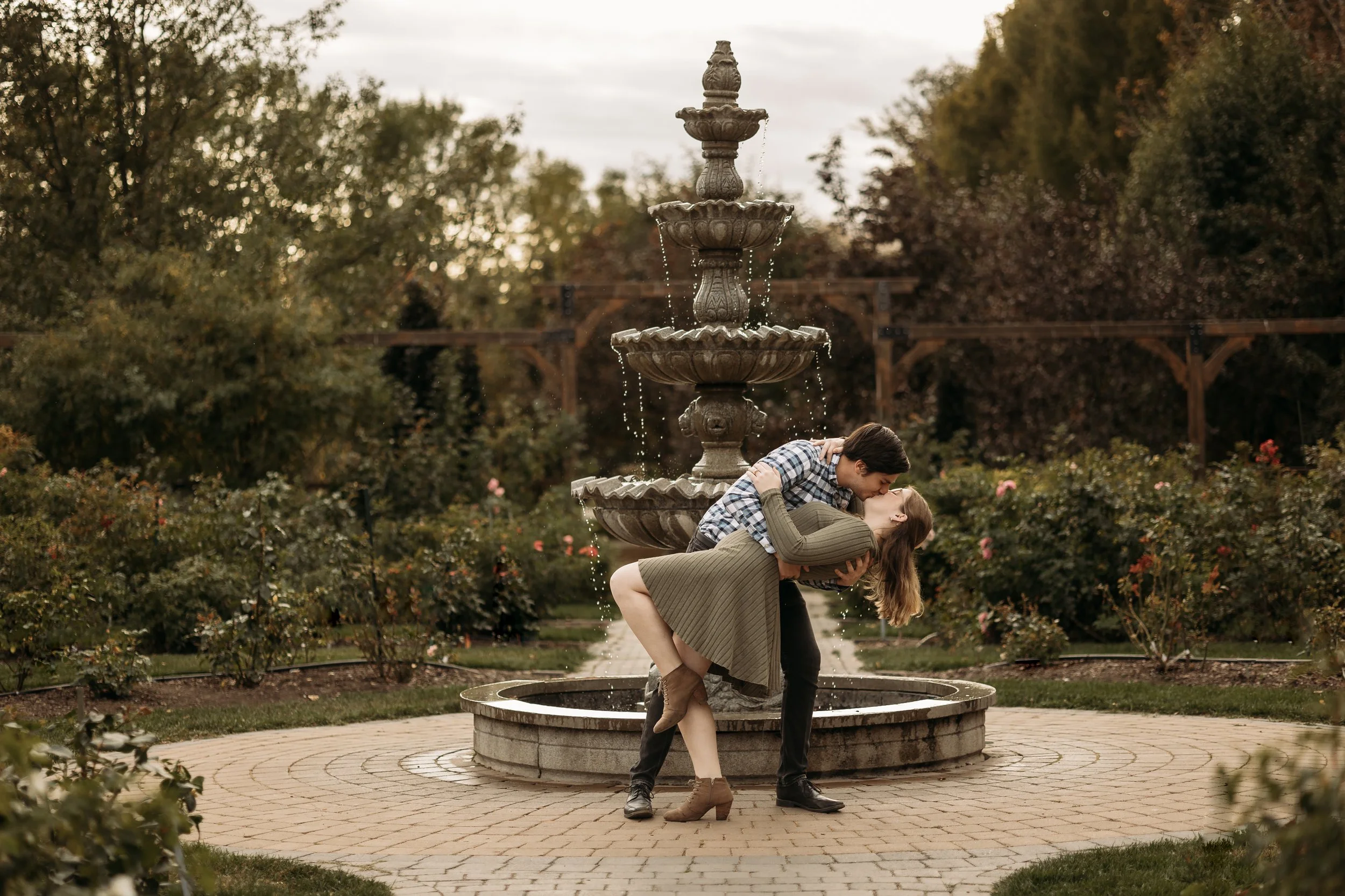 spring engagement photos at the st. albert botanic park in st albert by edmonton alberta wedding photographer tays photos and beauty