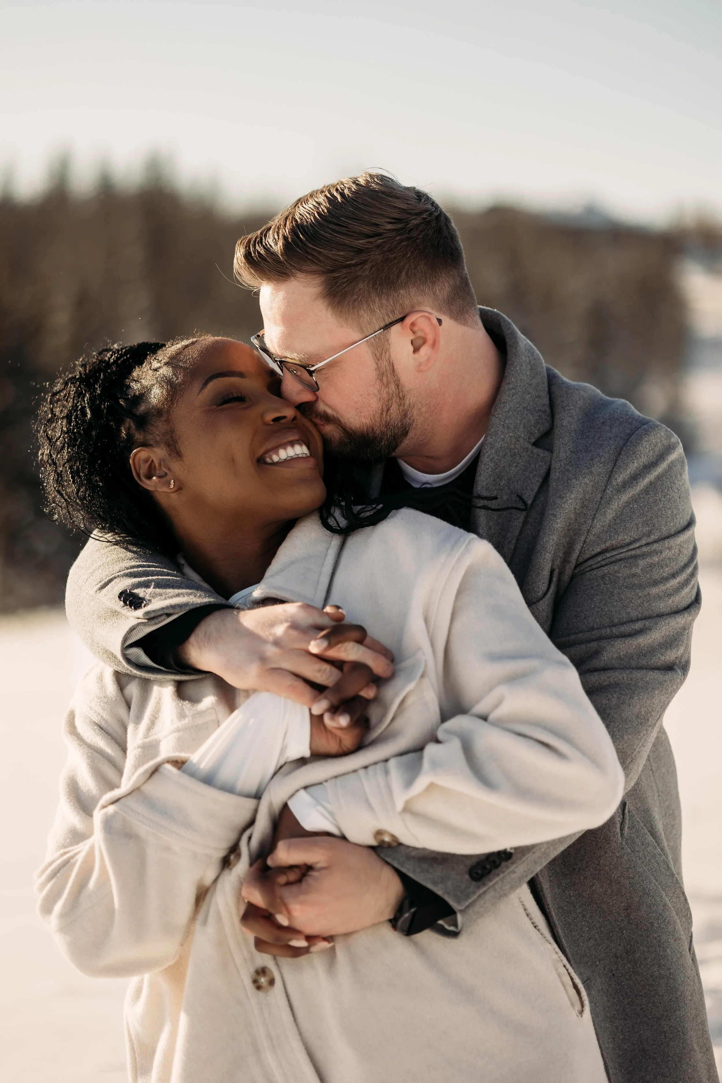 engagement photos at mactaggart sanctuary in edmonton alberta photography by edmonton alberta wedding photographer tays photos and beauty