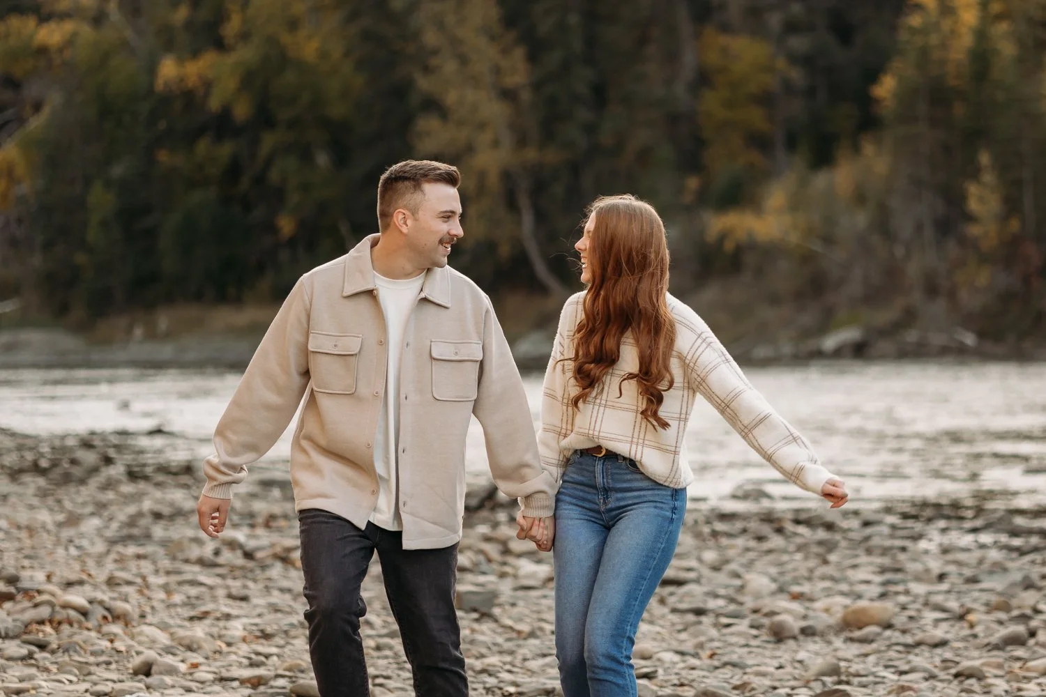 complimentary engagement photography session at pembina river provincial park in alberta by edmonton alberta wedding photographer tays photos and beauty