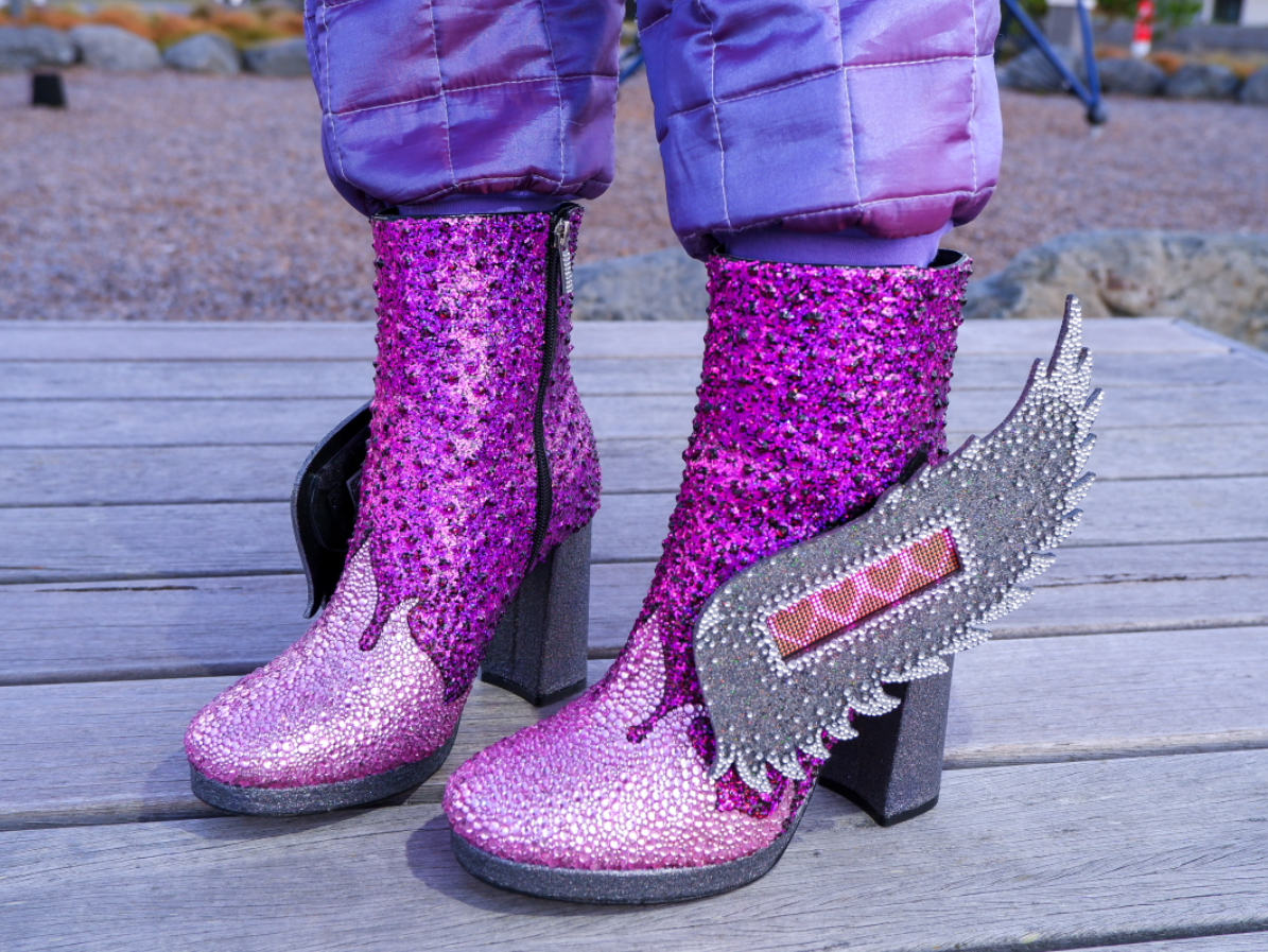 Easy DIY Scrolling LED Boots — Brittzay