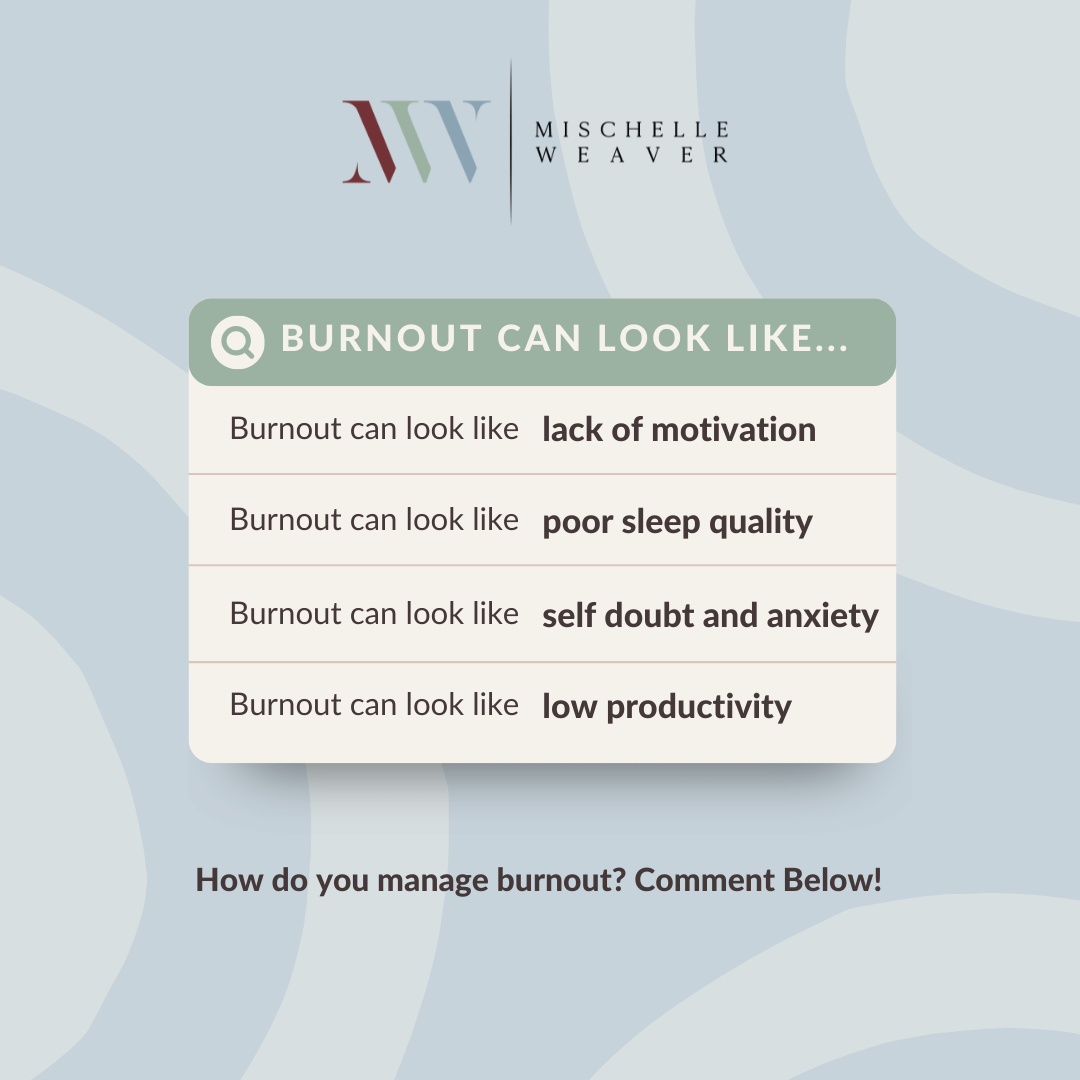 How do you know when you're experiencing burnout?