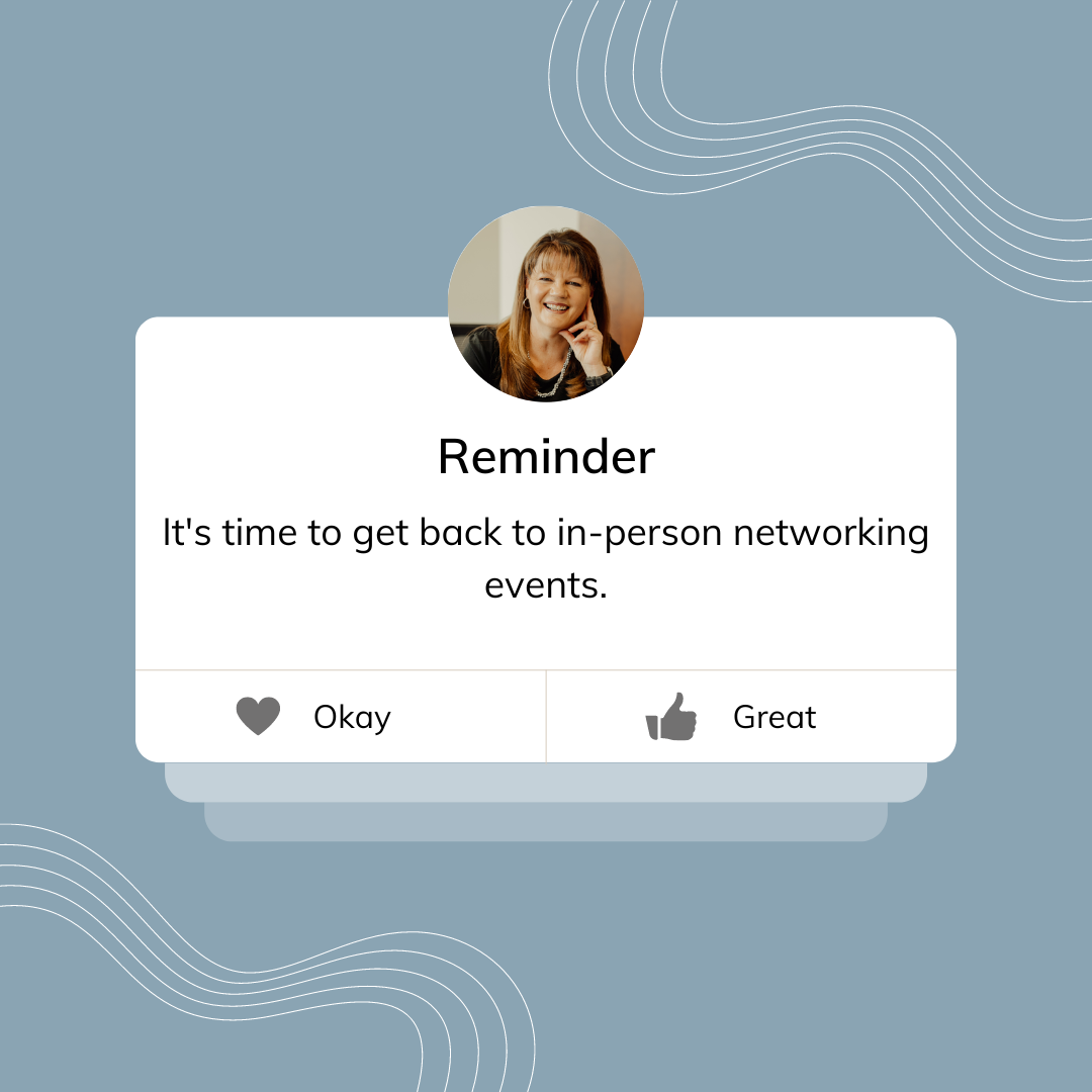 Why is it important to do in-person networking events?
