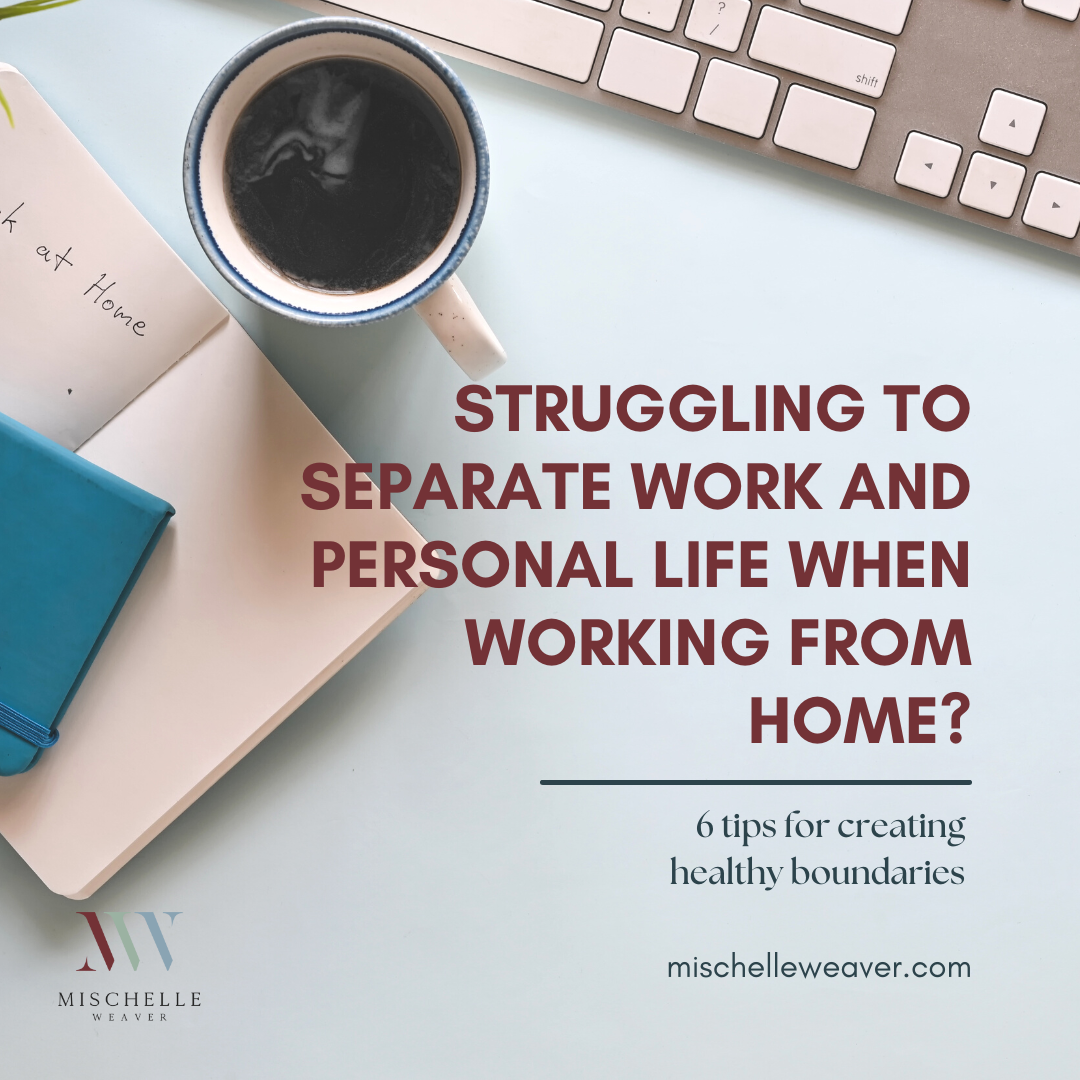How do I separate work and personal life when working from home? work-life balance, remote work, boundaries, dedicated workspace, routine, dress professionally, communication, digital boundaries, remote work setup