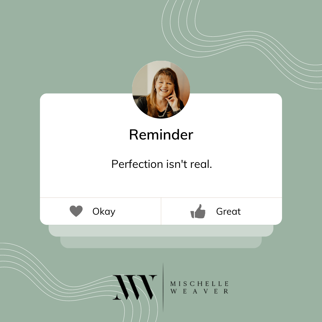 What is the problem with perfection?