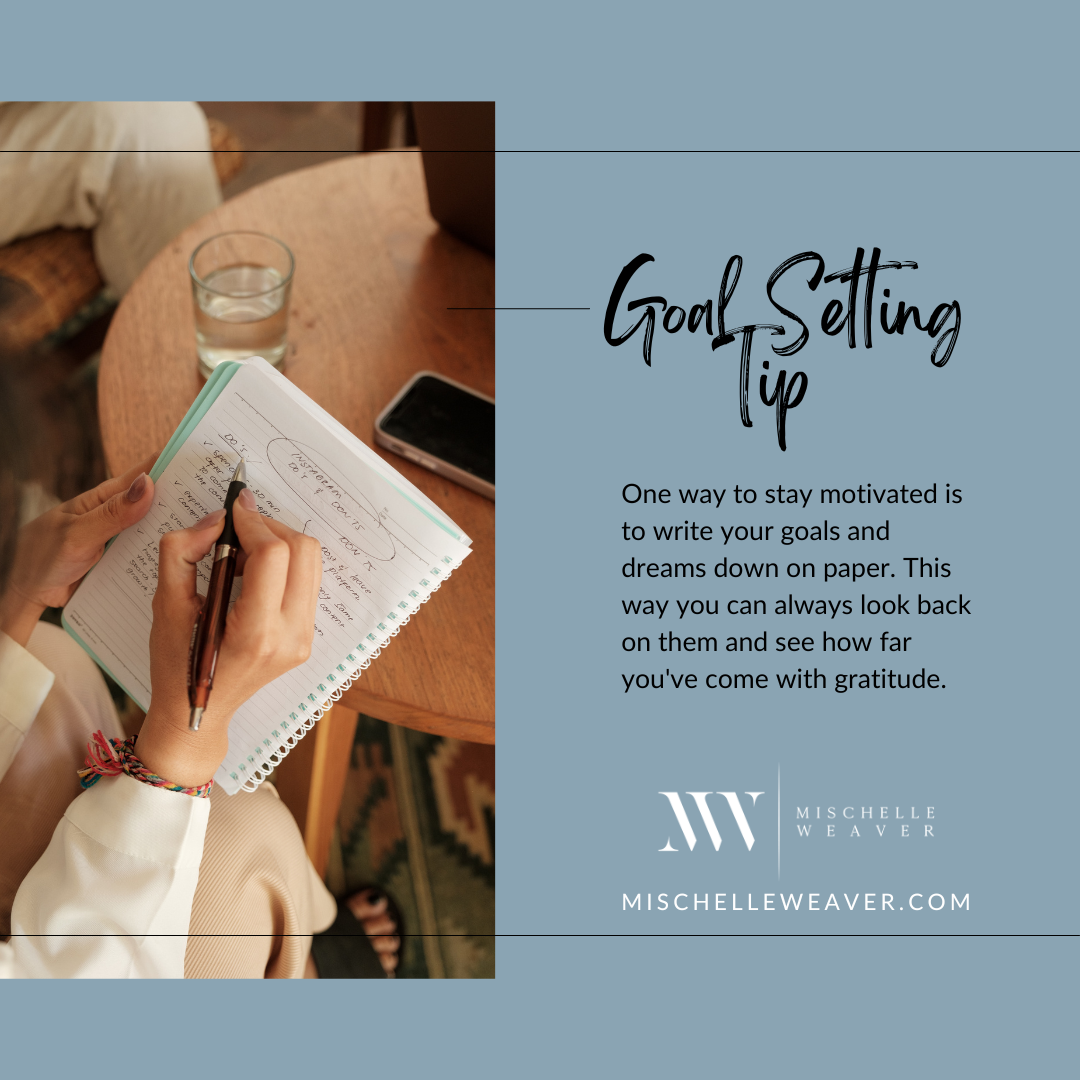 Goal Setting and remembering your Dreams