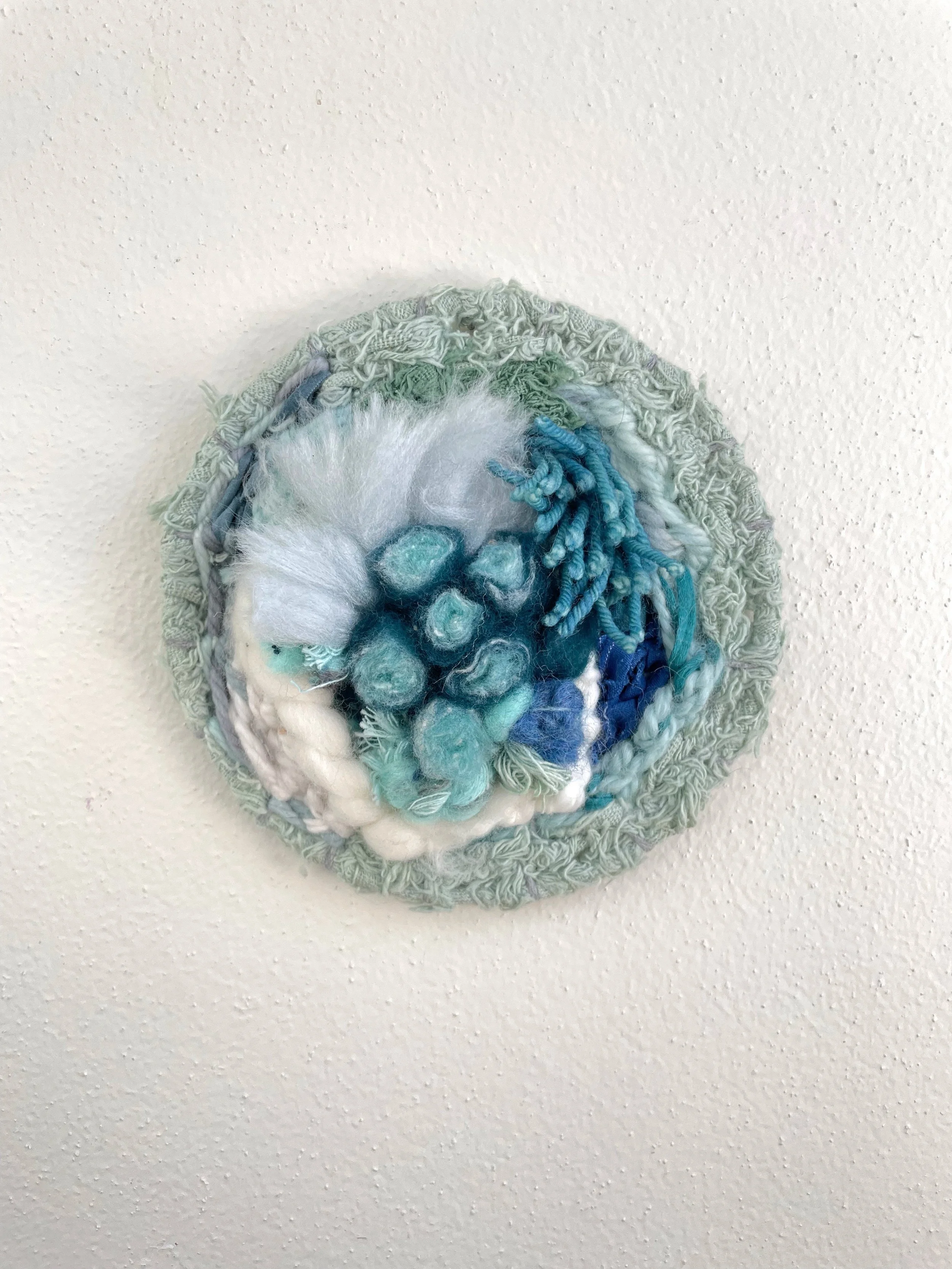 Lake, Katie Boland, Fiber on Metal, 5.7”x5.7”, $70.jpg