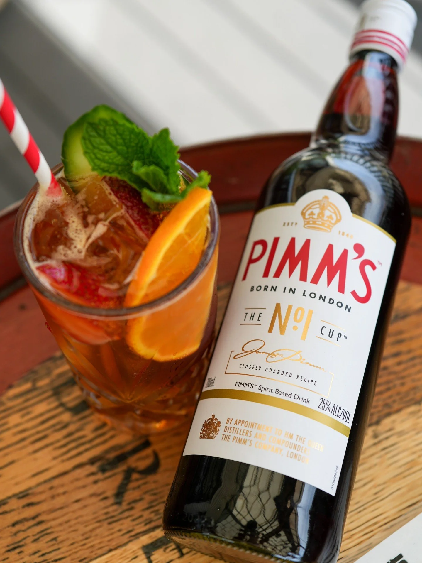 The drink of the summer is back ☀️🏖️

This month's cocktail is the classic Pimm's Cup | $14