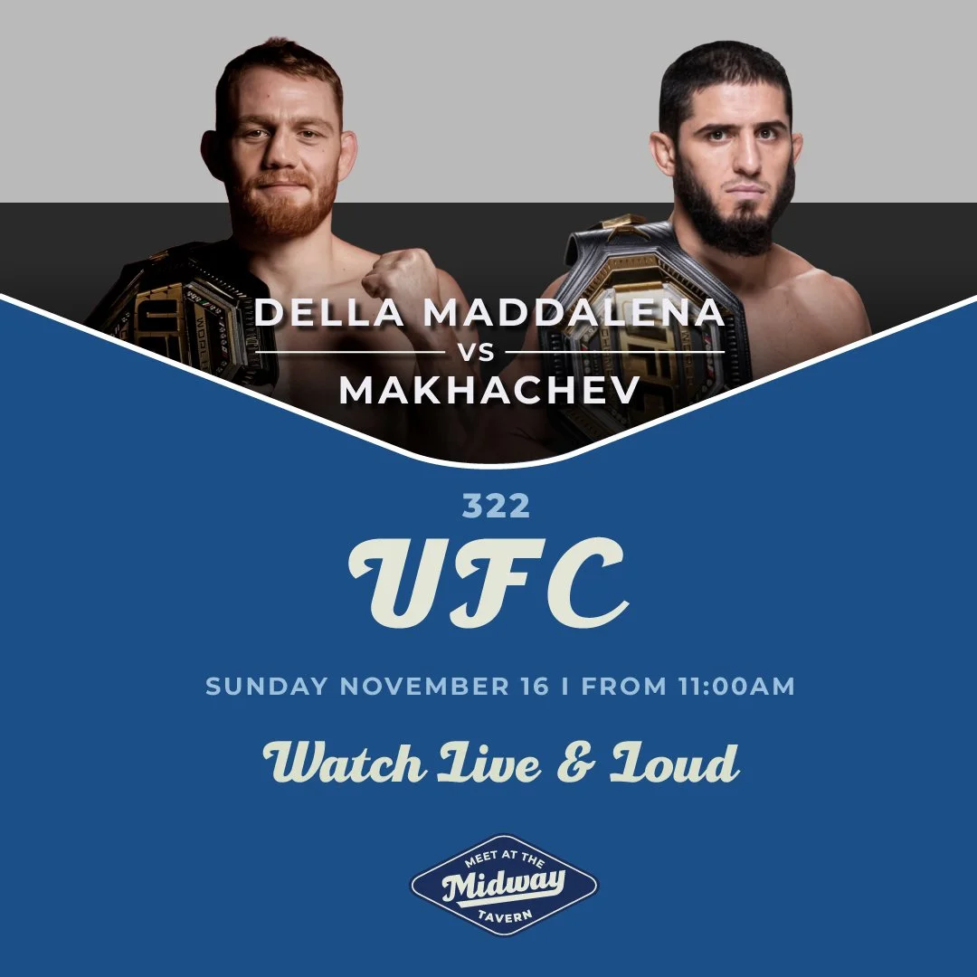 Sunday plans sorted 

UFC 322 | 16 November | From 11am

Link in bio to book!