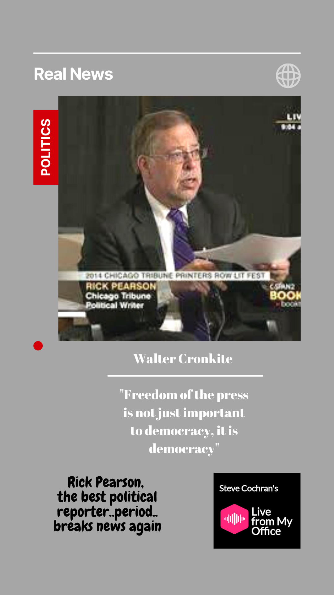 The Shrinking Presence of Journalism and Rising Illinois Property Taxes