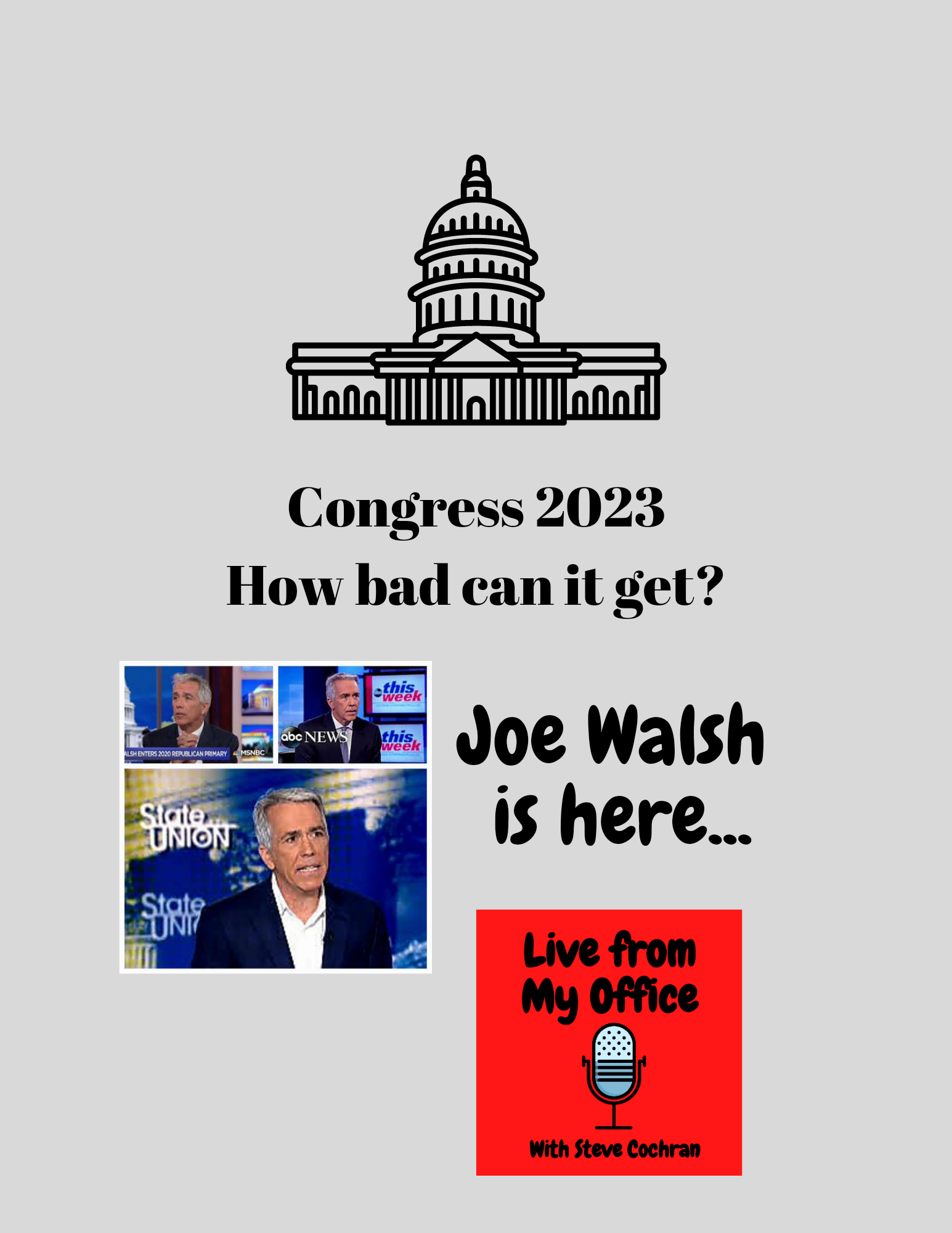 Live From My Office: CONGRESS = CLOWN SHOW?