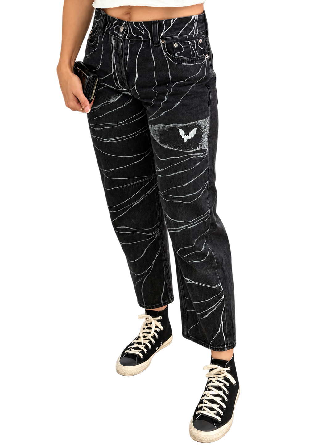 Custom Hand-Painted Denim