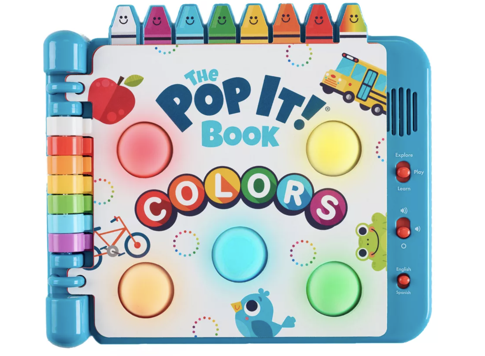 Chuckle and Roar Pop It Book: Colors / children's toy / voice / 2025