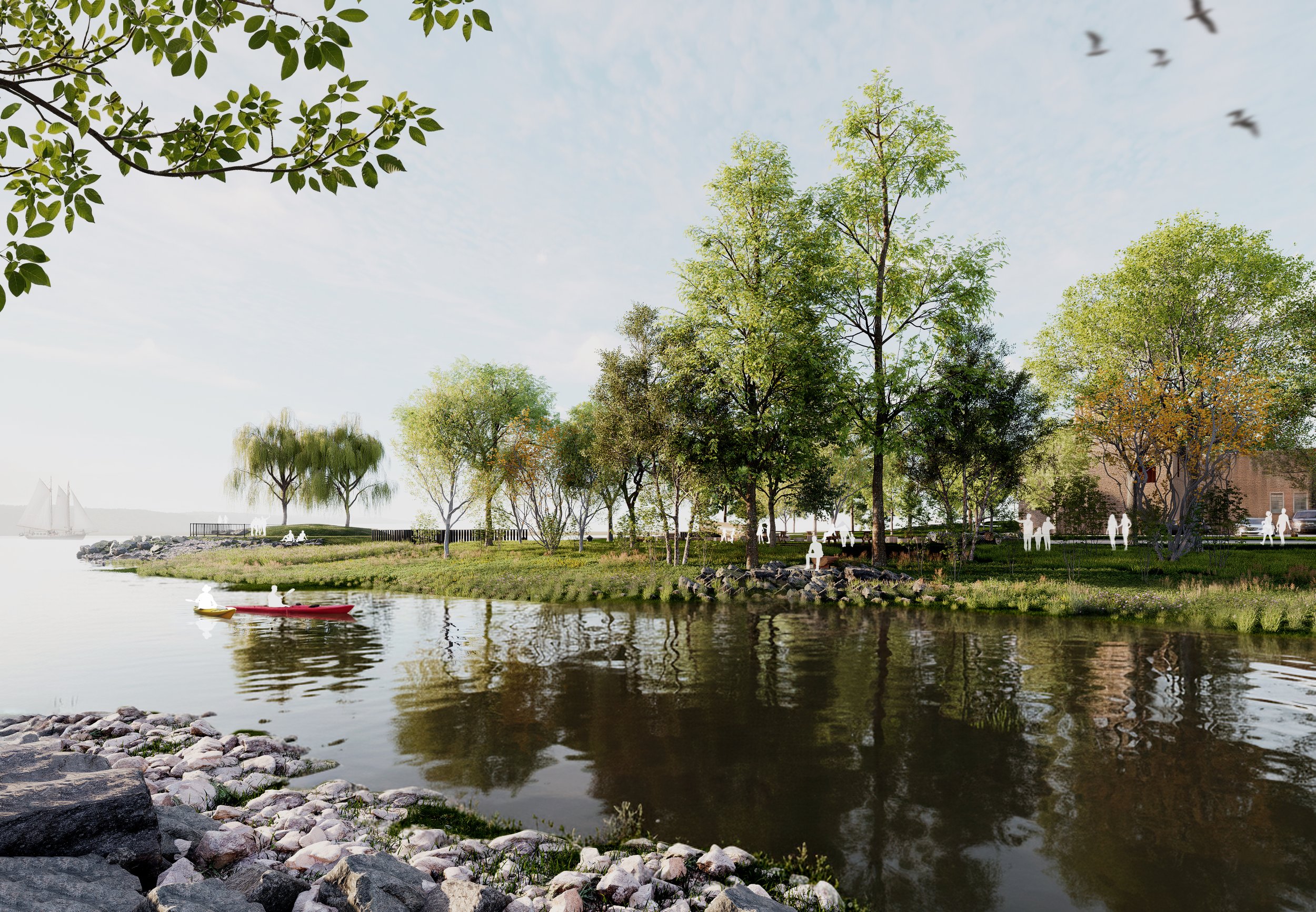 Henry Hudson Climate Adaptive Waterfront Park - Hudson, NY