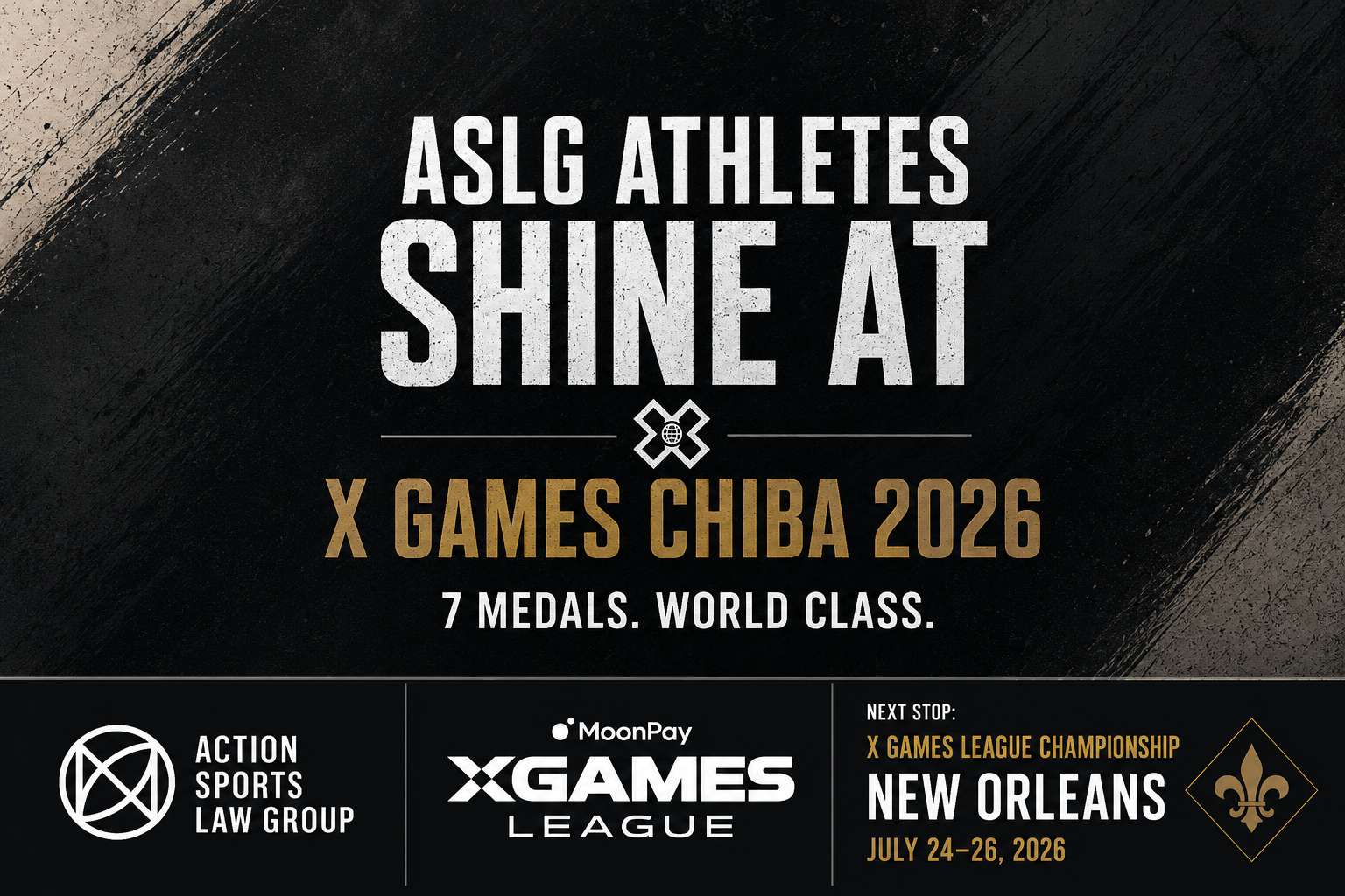 ASLG Athletes Shine at X Games Chiba 2026: Seven Medals and Momentum Heading into New Orleans