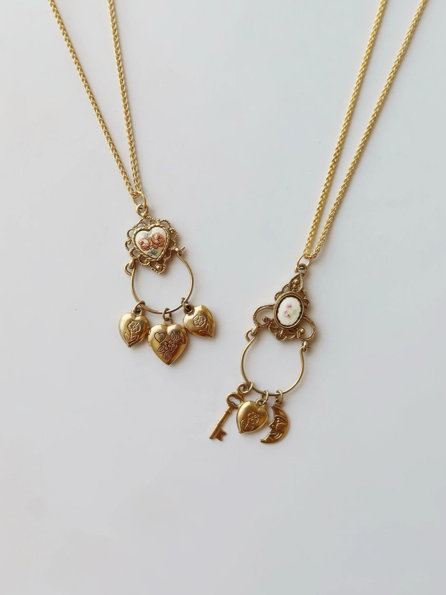 Vintage charm necklace