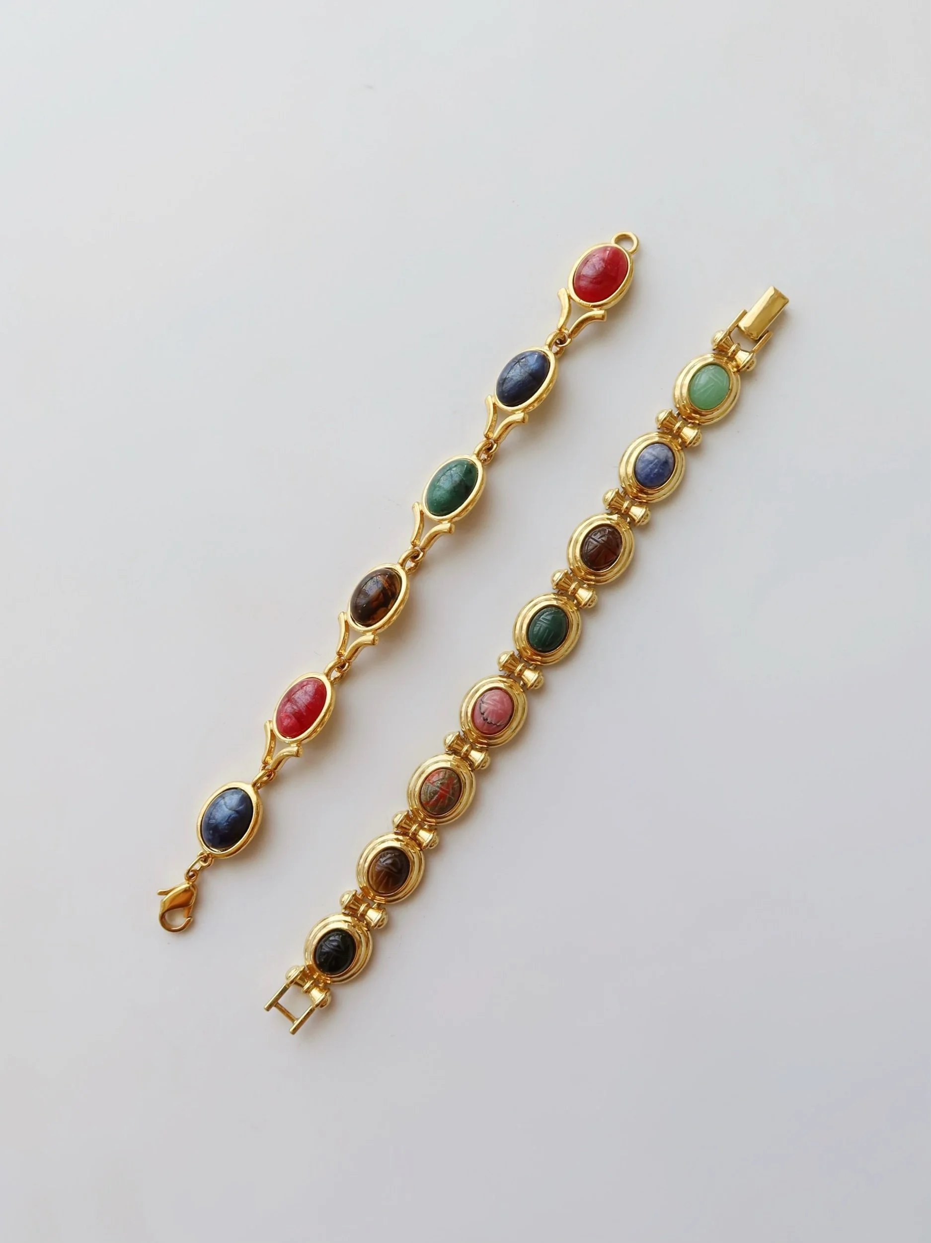 Vintage multicolor stone bracelet
