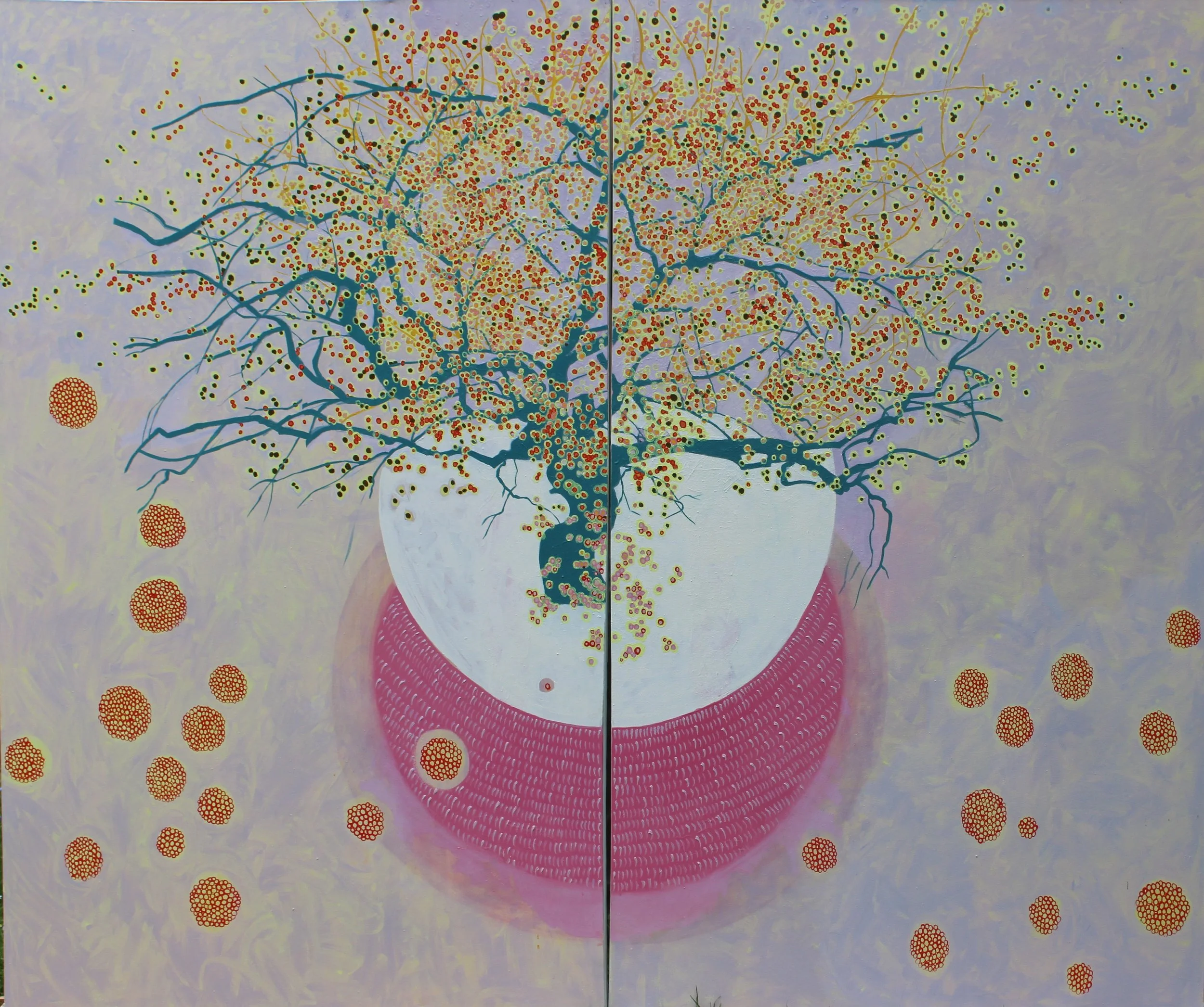 LAHIVE_Tree_oil on canvas_ Dyptic- total size 170 x200cm_2023.JPG