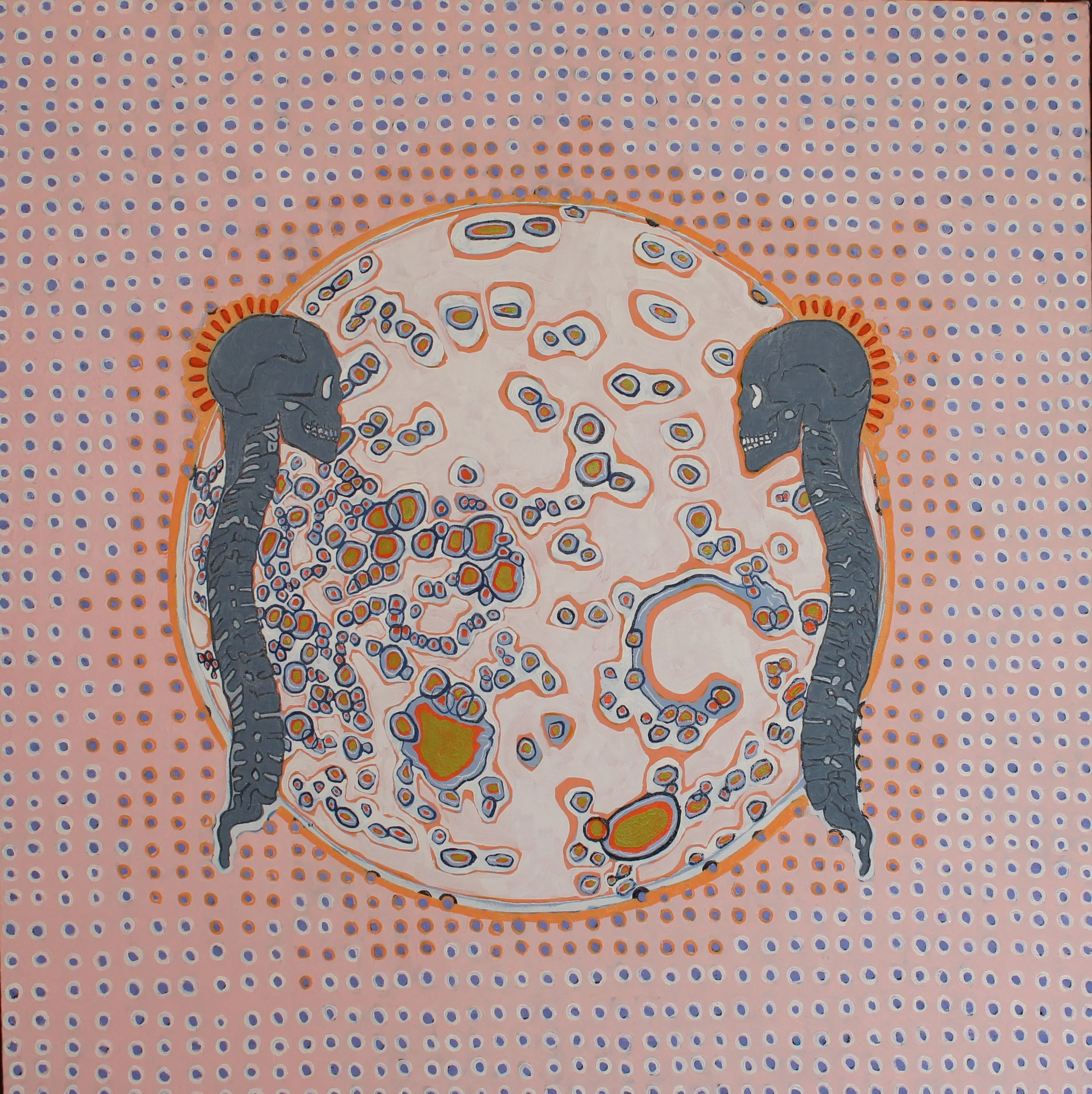 James Nasmyth’s Moon. Oil on canvas 90 x 90 cm.JPG