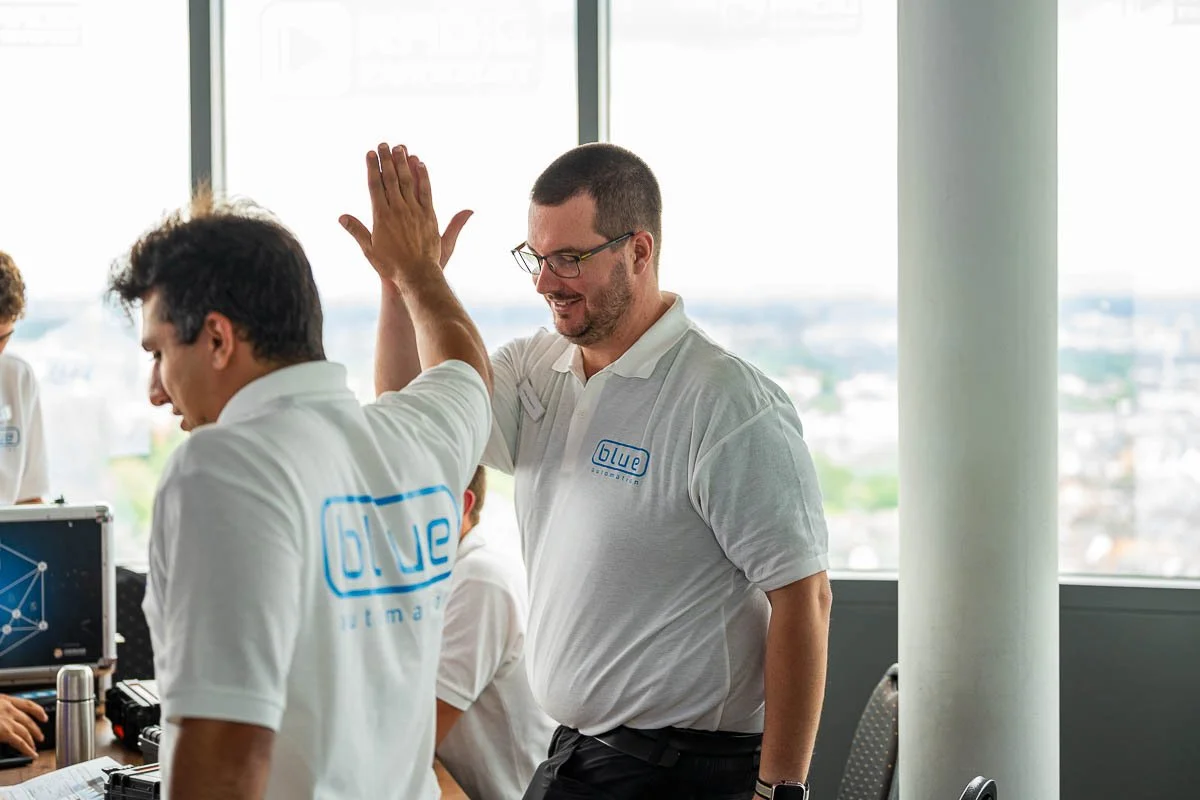  Jubel beim Firmenevent der Blue Automation 