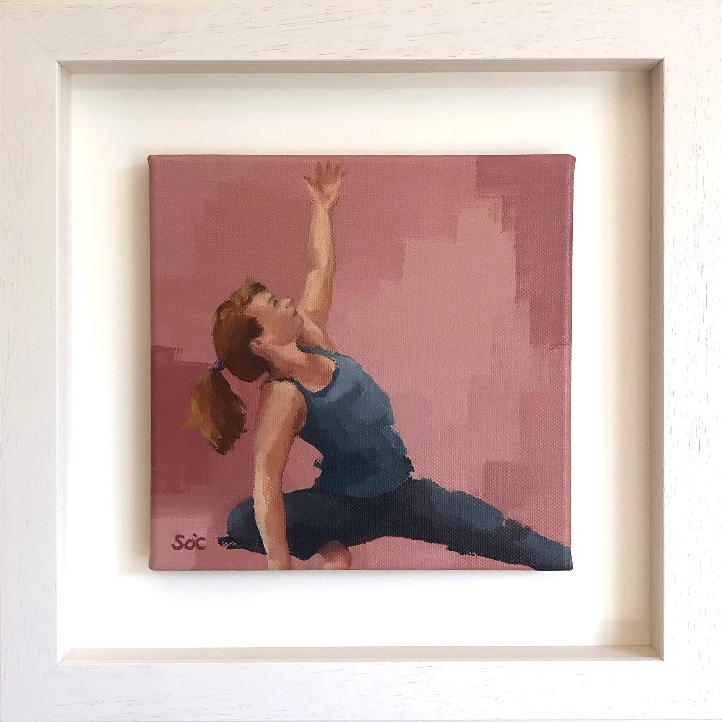 Original oil painting ‘Flow’, donated to the InsideOut art auction.