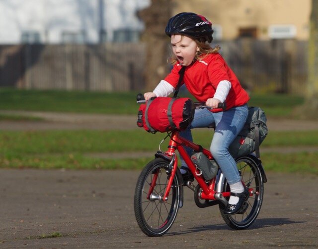Bikepacking for pre-schoolers