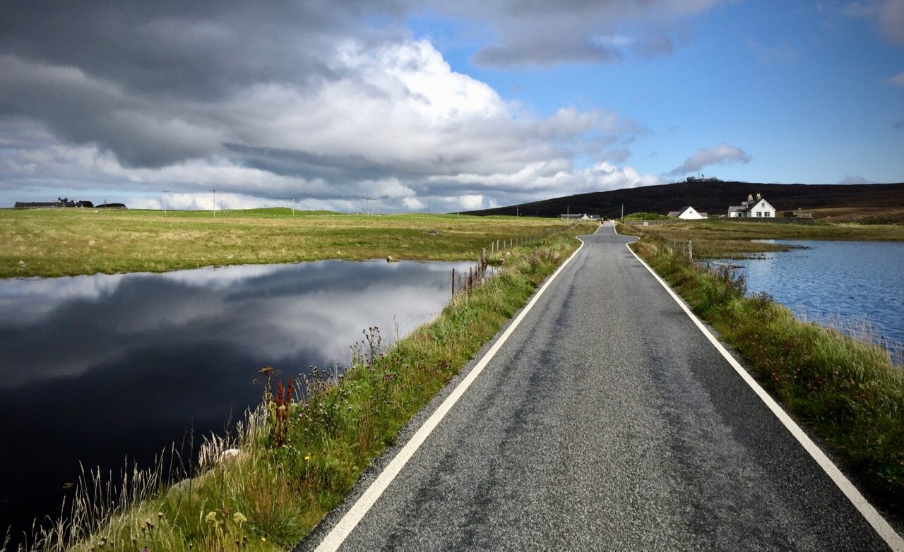 It's raining midges - crossing the Uists