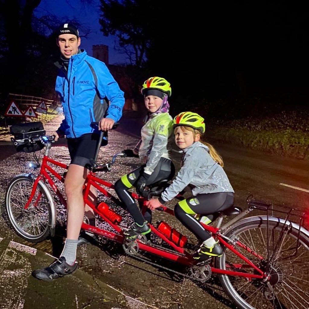 What&rsquo;s it like riding a #tripletbike? I had my first proper ride on our #thorncycles &lsquo;Me n U 2&rsquo; in the rain last night. We hit almost 30mph! Sat the children down for a #podcast #debrief afterwards - link to the show in our bio... #