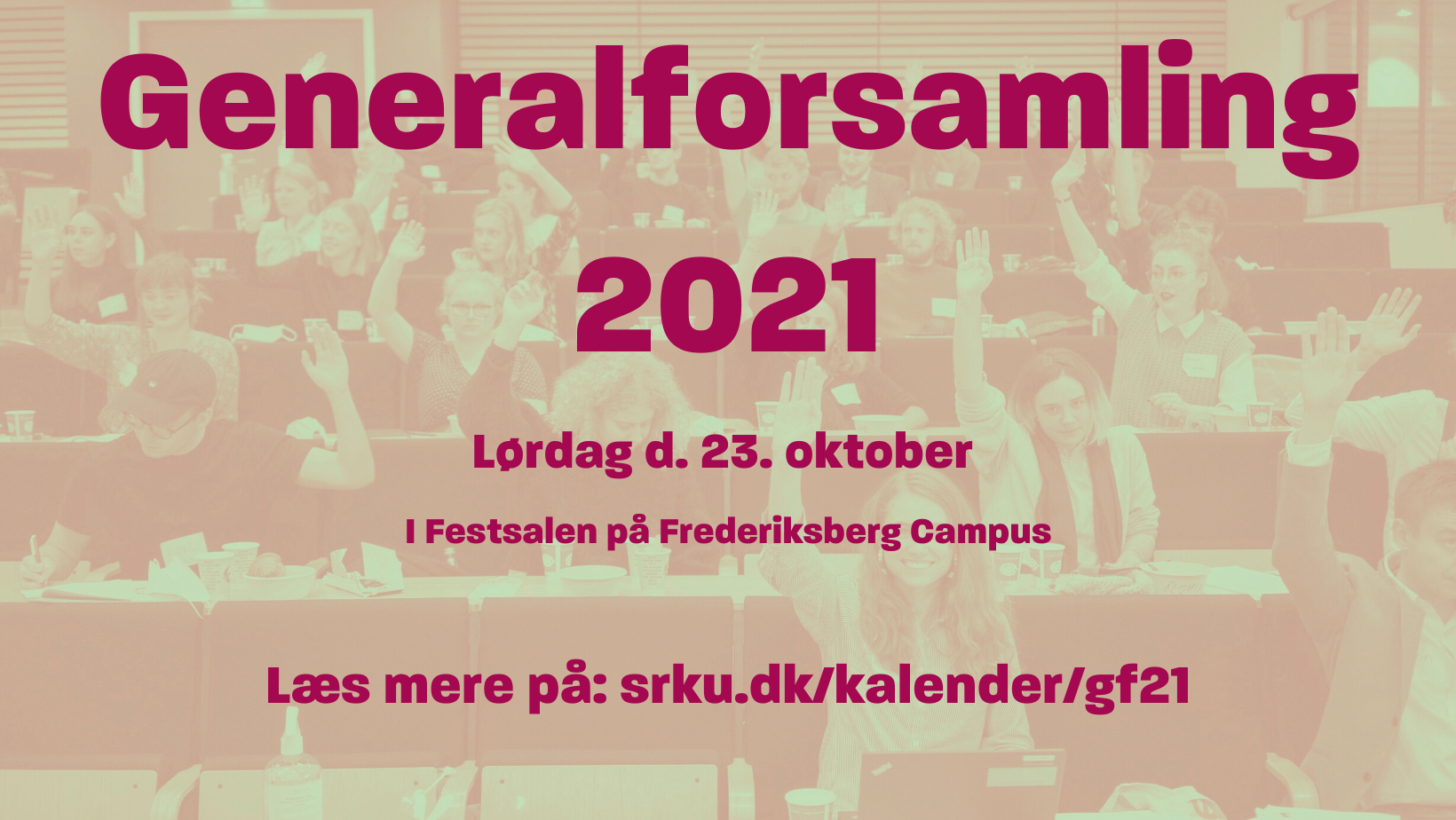 HUSK frister til Generalforsamlingen!