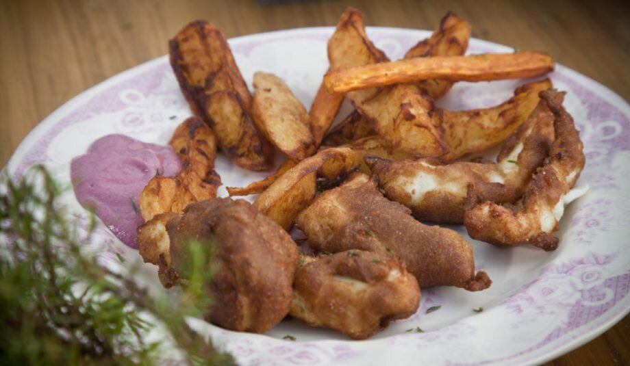 Fish and Chips Recipe - Cooking with Cocktail Rings