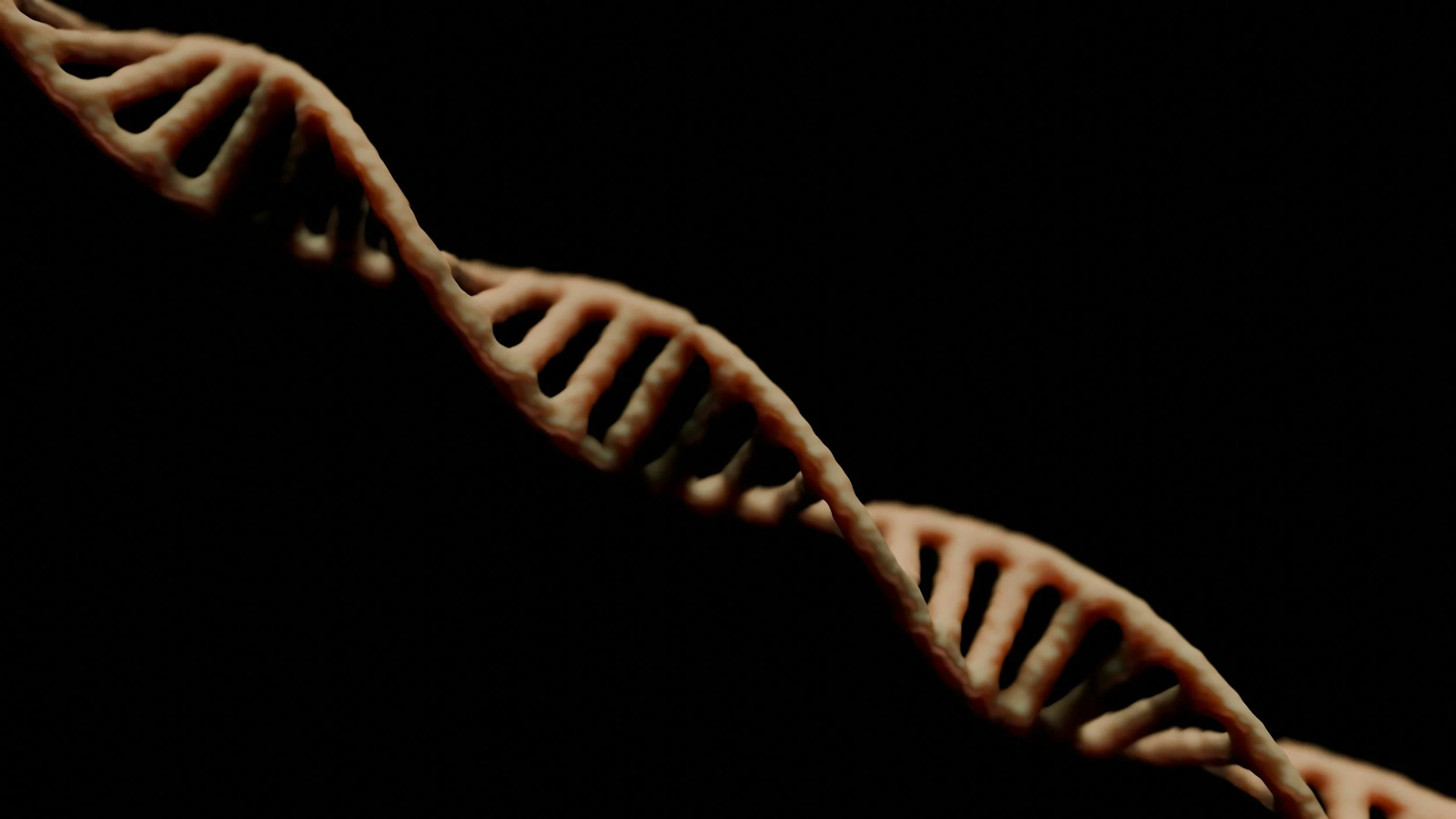 an image of the dna strand indicating living your design human design