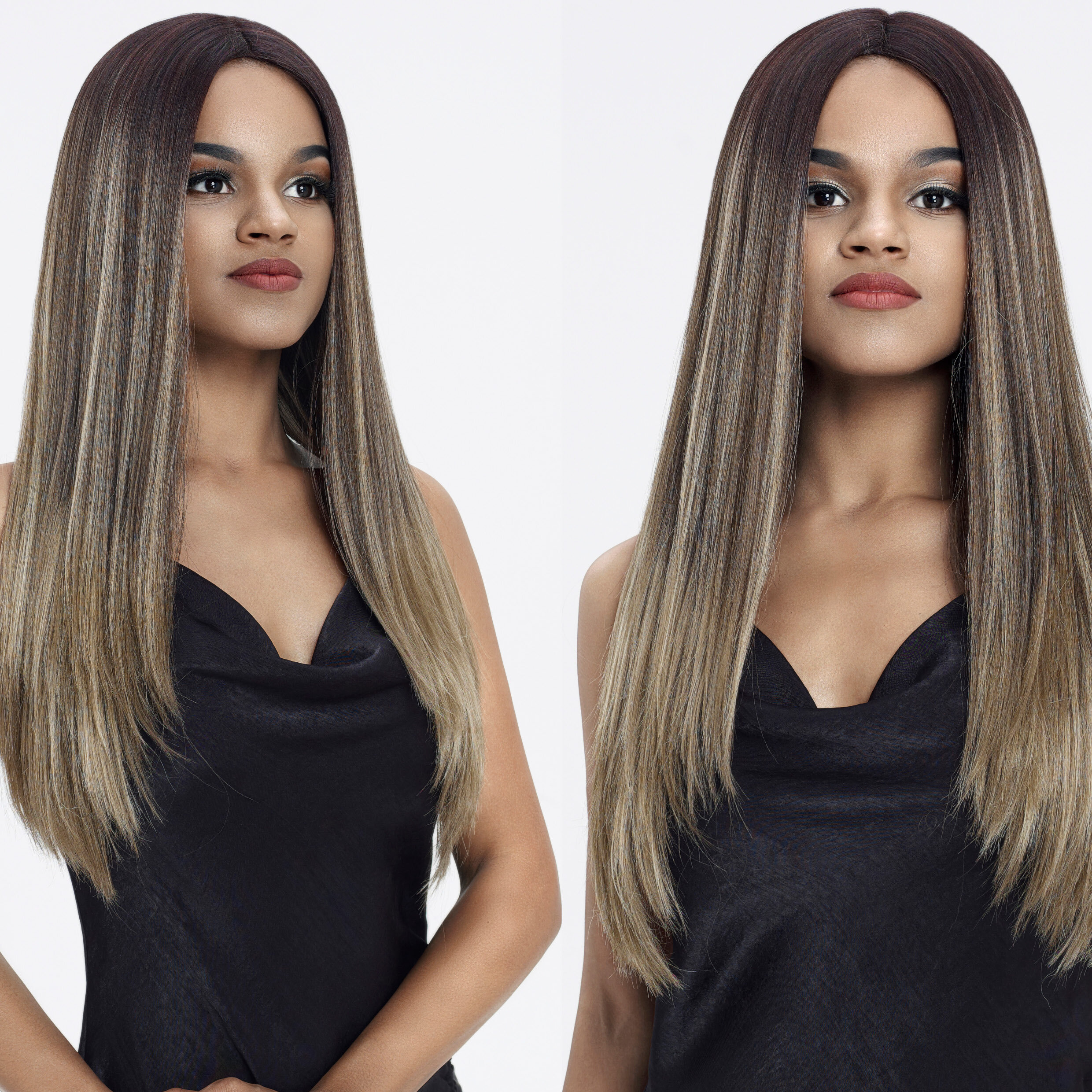 Demi Human Hair Blended Wig — Sleek Hair