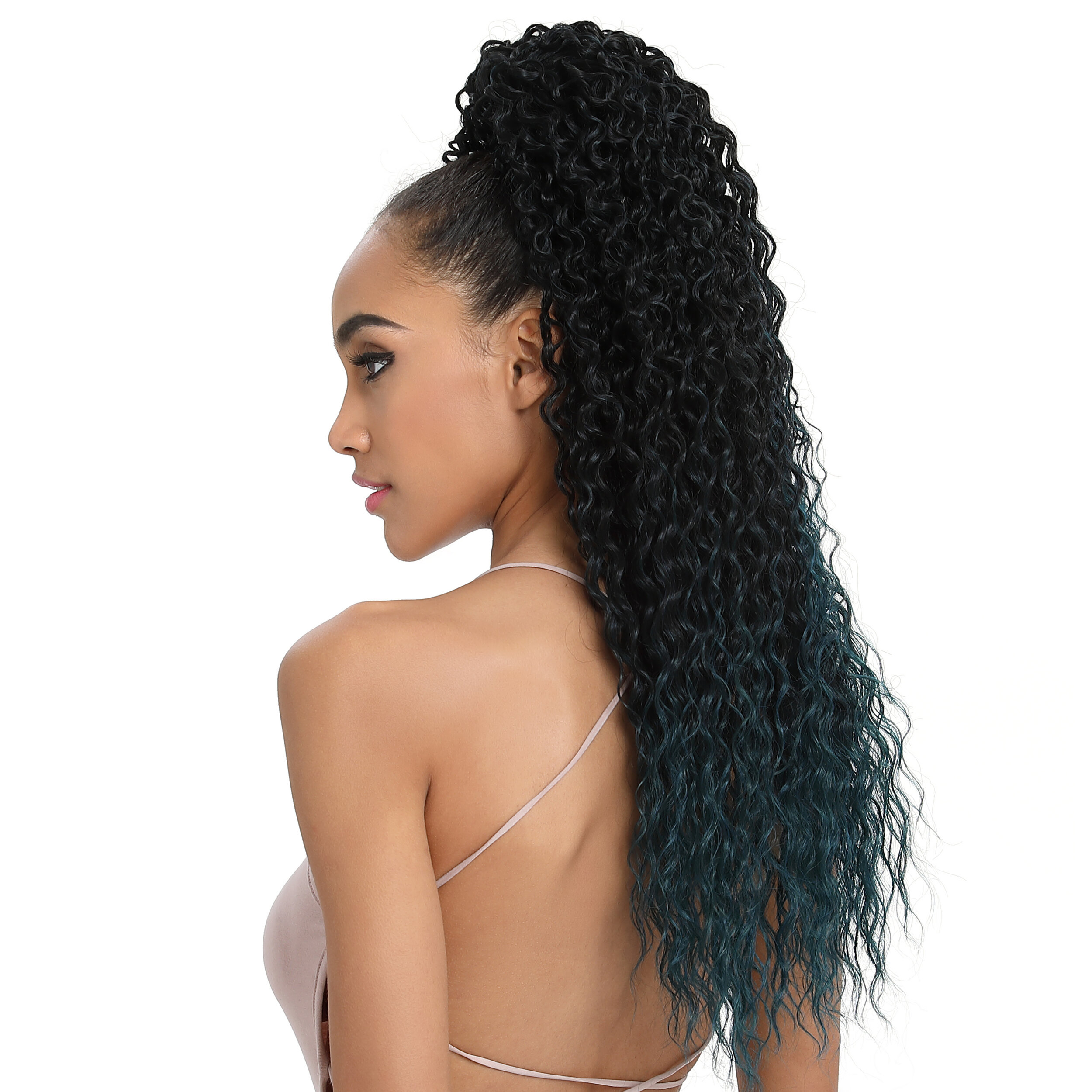 Outre Synthetic Pretty Quick Wrap Ponytail - JUMBO KINKY STRAIGHT 24