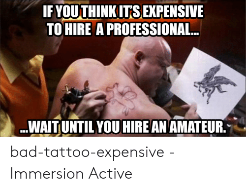 “That Sounds Expensive!”