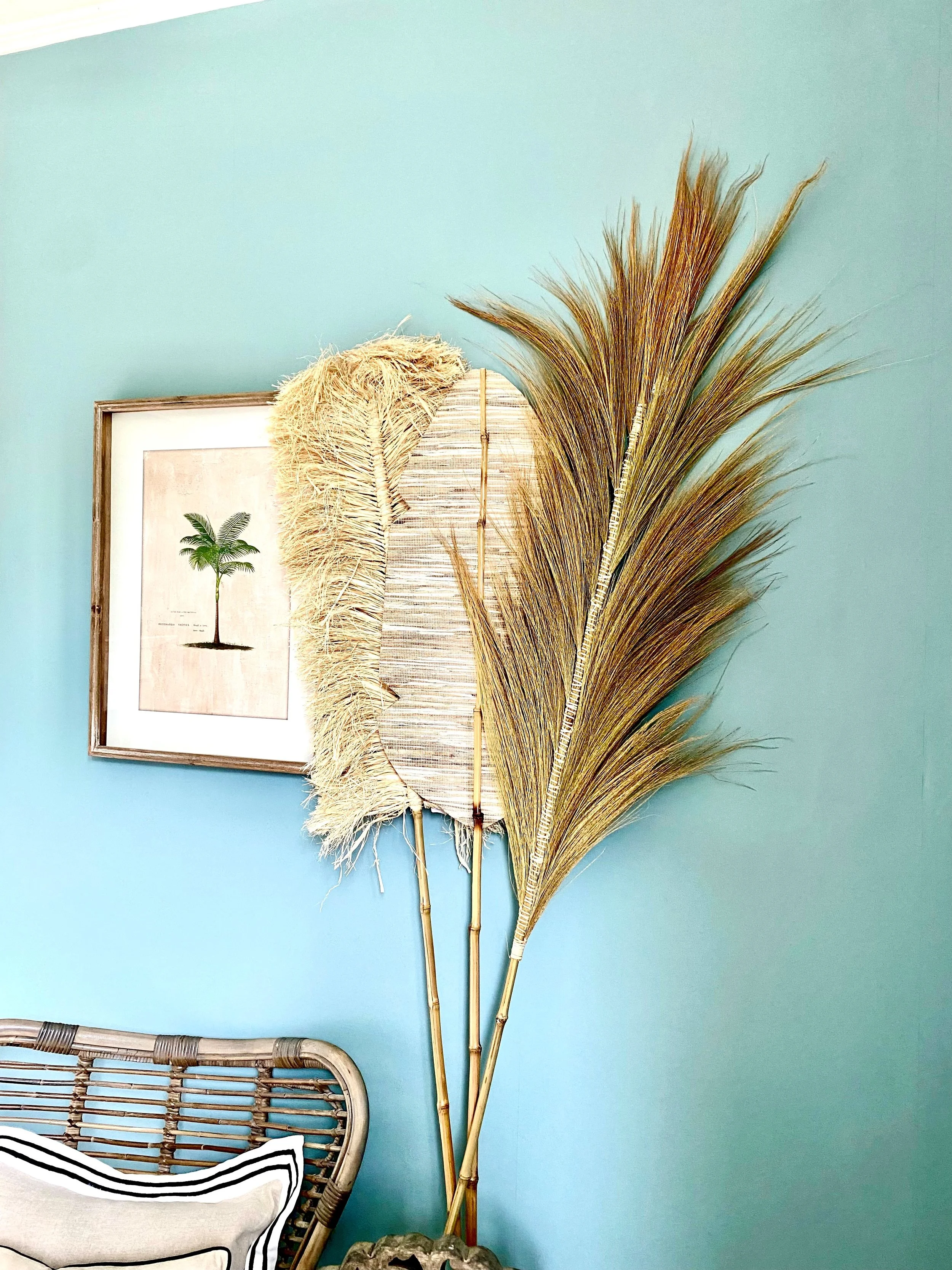 Seagrass and Rattan Totems — Island Home Interiors