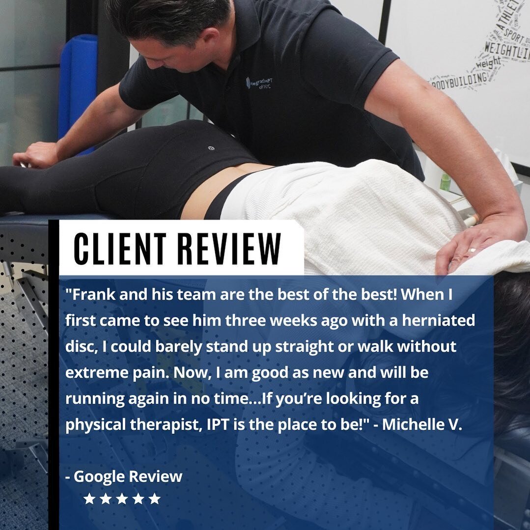 We are thrilled to share this glowing testimonial from one of our wonderful patients, Michelle. At Integrative Physical Therapy of New York City, our team of licensed physical therapists are committed to providing the highest quality care to our pati