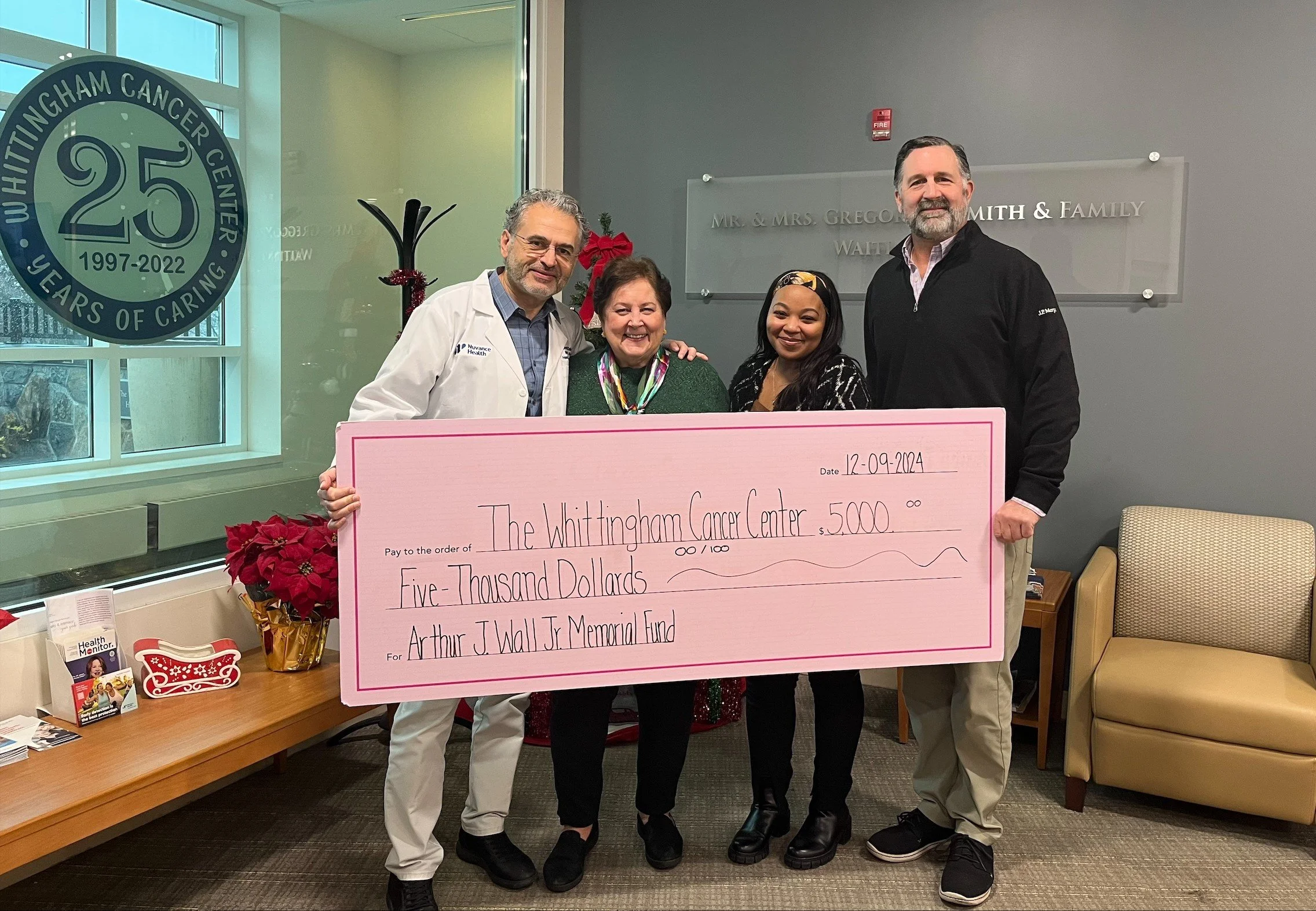 2024 Recipient: Whittingham Cancer Center at Norwalk Hospital