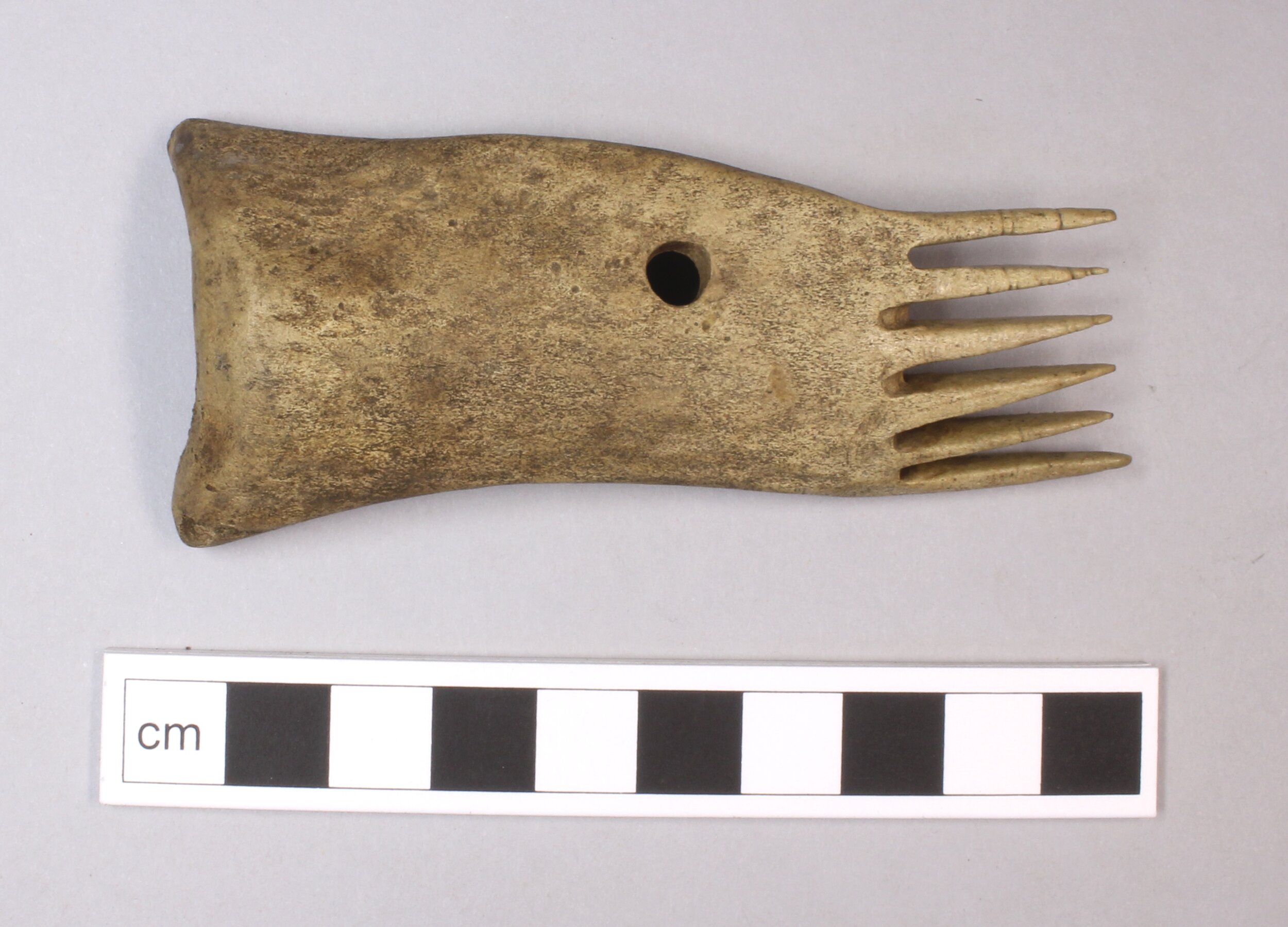   Antler comb | Image: AOC Archaeology  