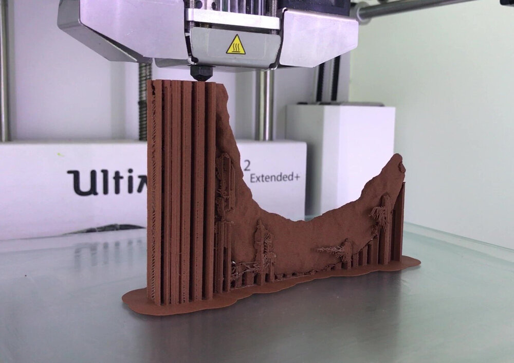   Reaping hook 3D printing | Image: Eagle Labs Edinburgh  