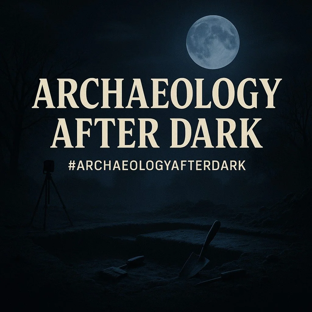 Welcome to #ArchaeologyAfterDark
For the next month, we'll explore the shadows of heritage - folklore, myths, finds and the stories that linger in the light and the dark.
Whether you're a fellow archaeologist, a society member, or somebody who ju