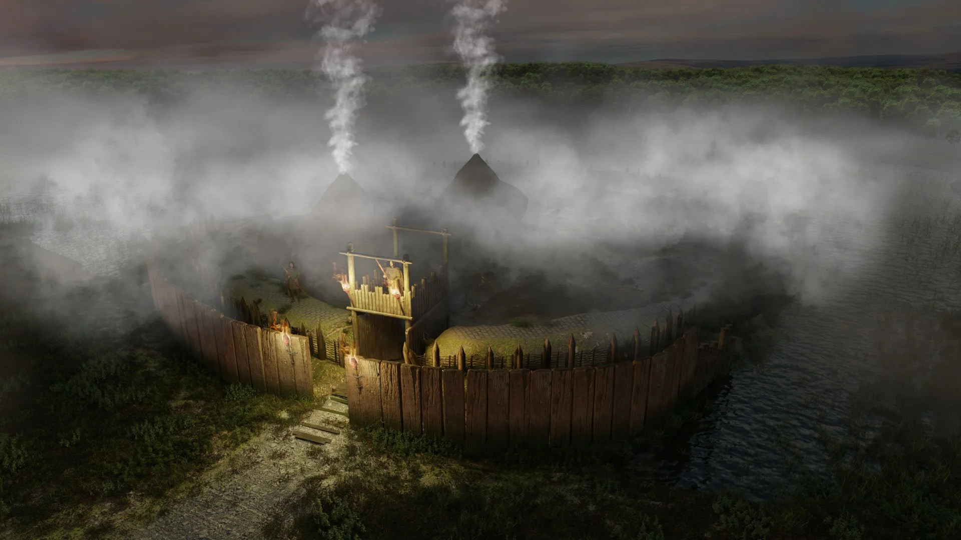 A haunted site? Black Loch of Myrton
Deep in southwest Scotland, Black Loch of Myrton revealed more than peat and water. In excavations carried out by AOC, archaeologists uncovered layers of reed matting, charcoal, palisades and postholes -- a snap