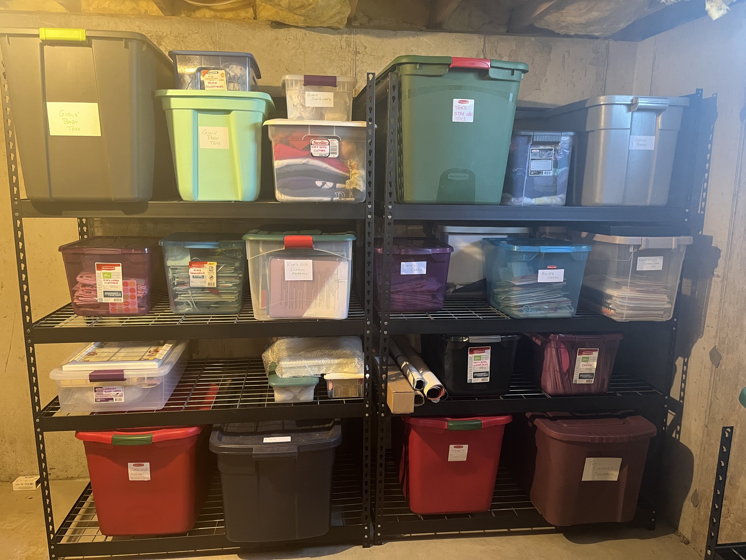 What (and How) to Store Items in Your Basement — TOM'S LLC