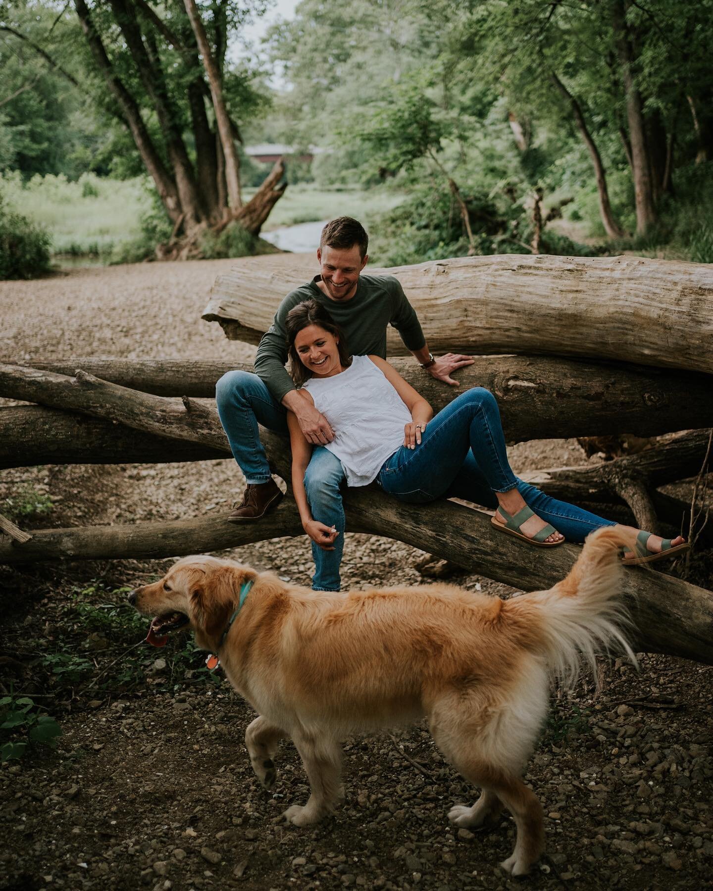 My first post in over a month has to be THESE TWO! 😍 Man, they easily would have been the star of any other show with how beautiful and natural they were in front of the camera, but their dog Teddy may have stolen the show this time. 😂 *swipe for t